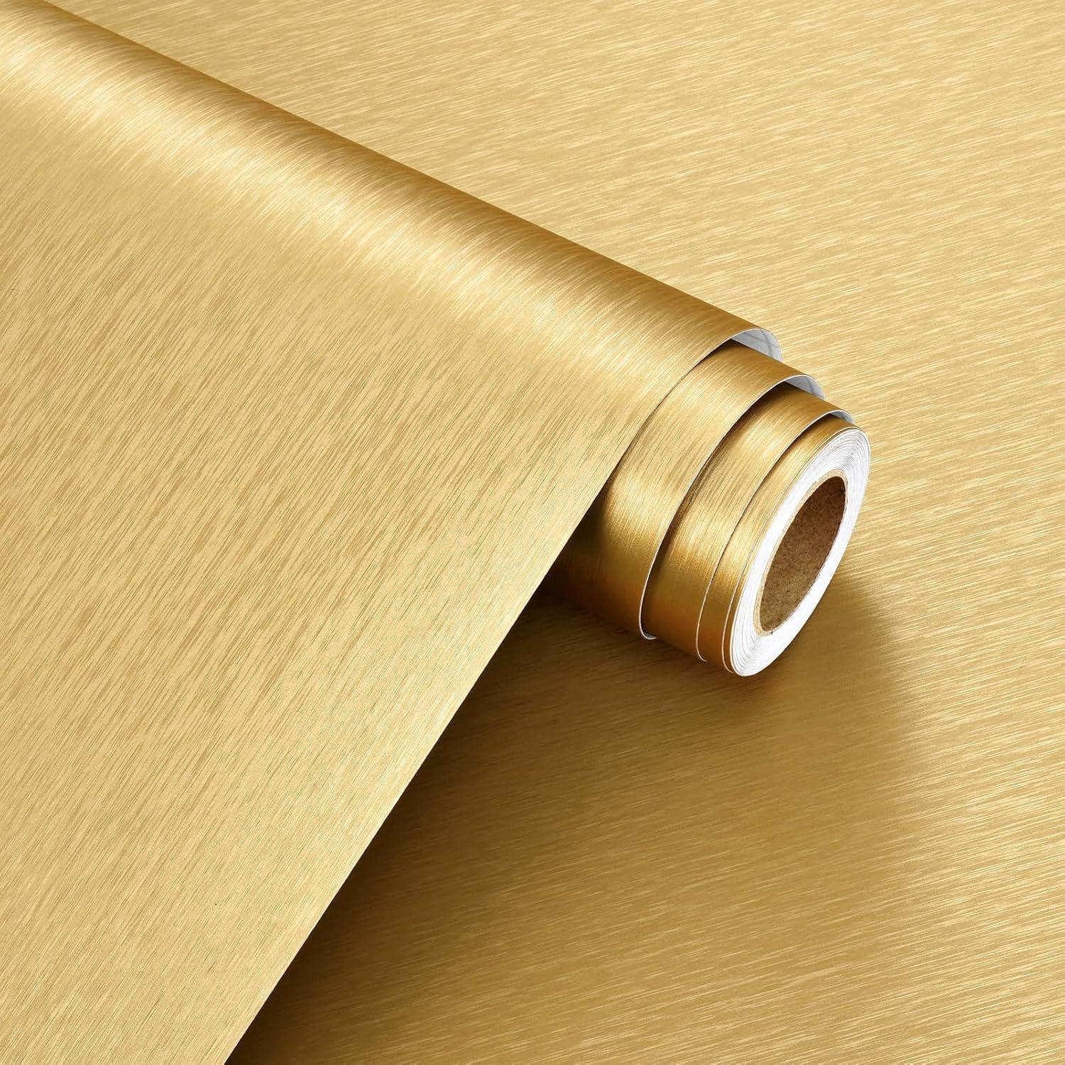 Papel Contacto Dorado WESTICK 15.8x394cm Resistente al Agua