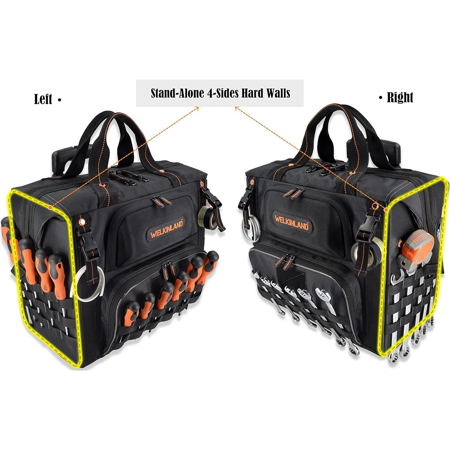 Bolsa de Herramientas Rodante WELKINLAND 46 Bolsillos 26"