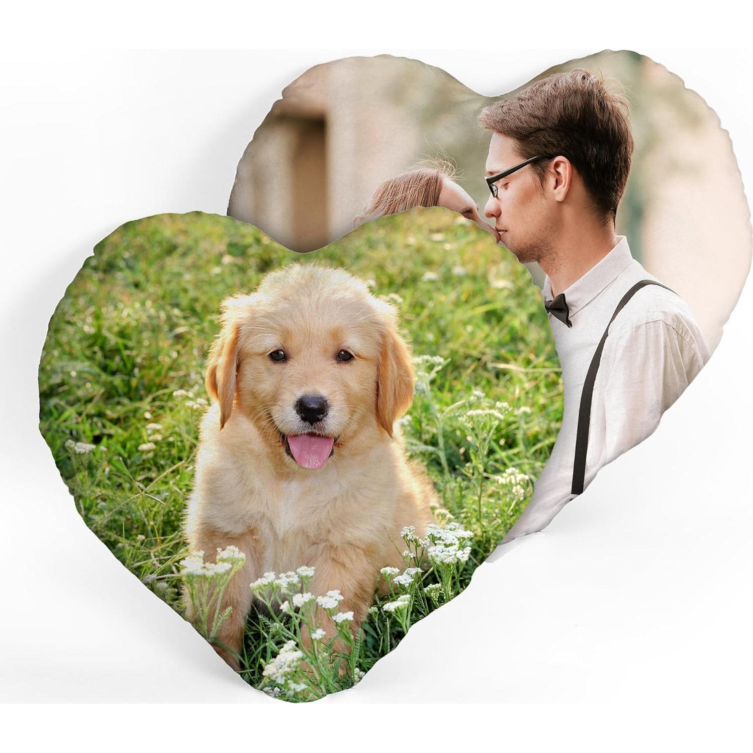 Cojín Personalizado WiHoo Corazón 40x40 cm Doble Cara