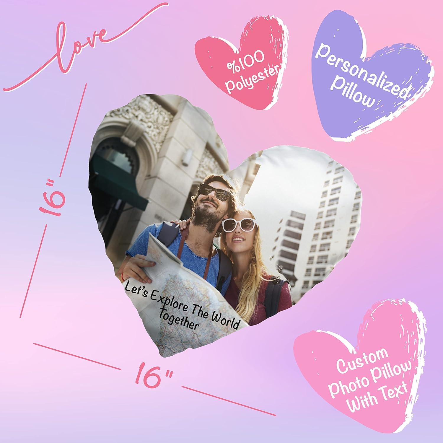 Funda de Almohada Corazón Personalizada Amazing Items 40x40 cm