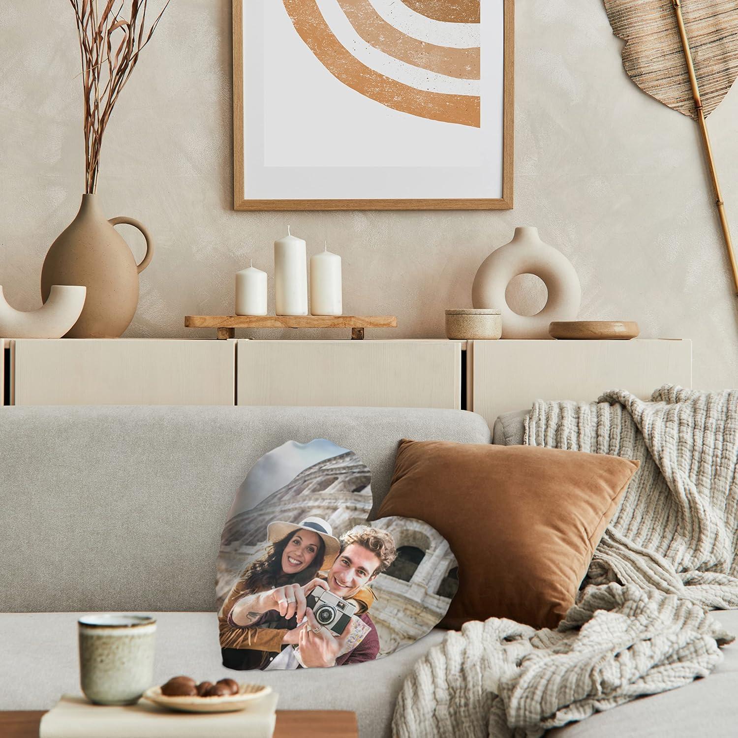 Funda de Almohada Corazón Personalizada Amazing Items 40x40 cm