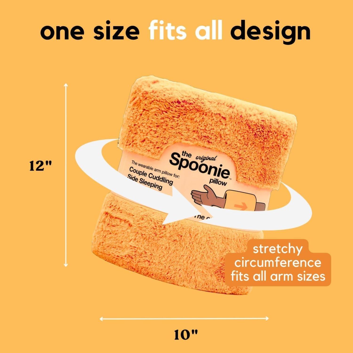 Almohada Spoonie con agujero para brazo - Suave y portátil