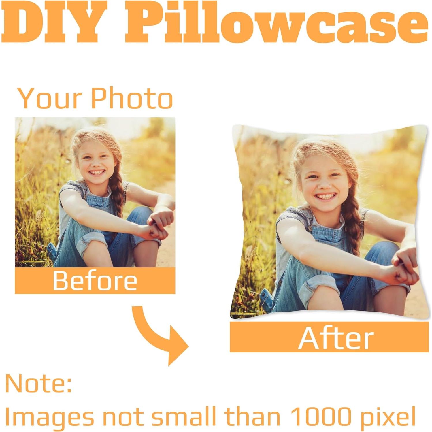 Cojín Personalizado Kbvihzg 30.48cm x 30.48cm Doble Cara