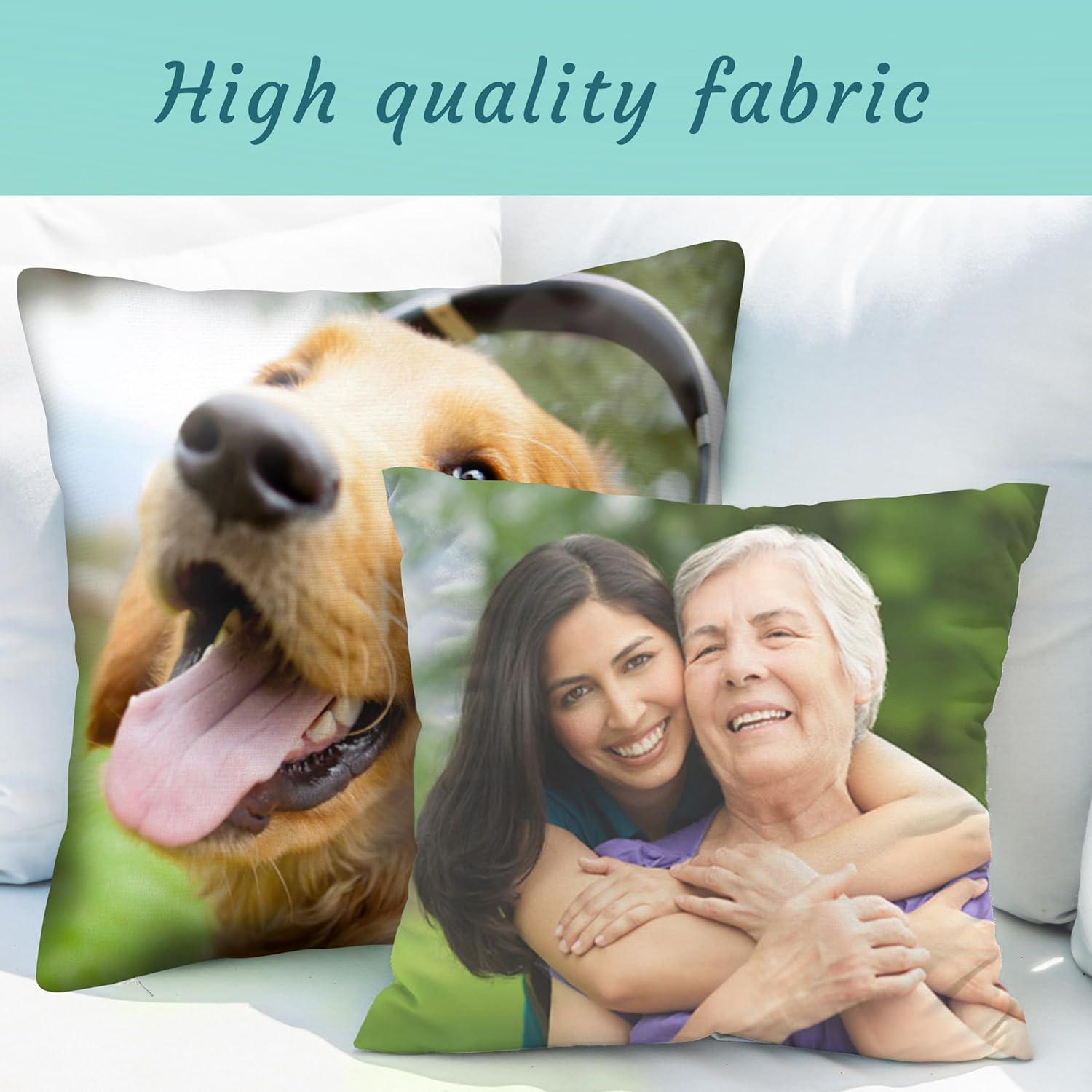 Cojín Personalizado Kbvihzg 30.48cm x 30.48cm Doble Cara