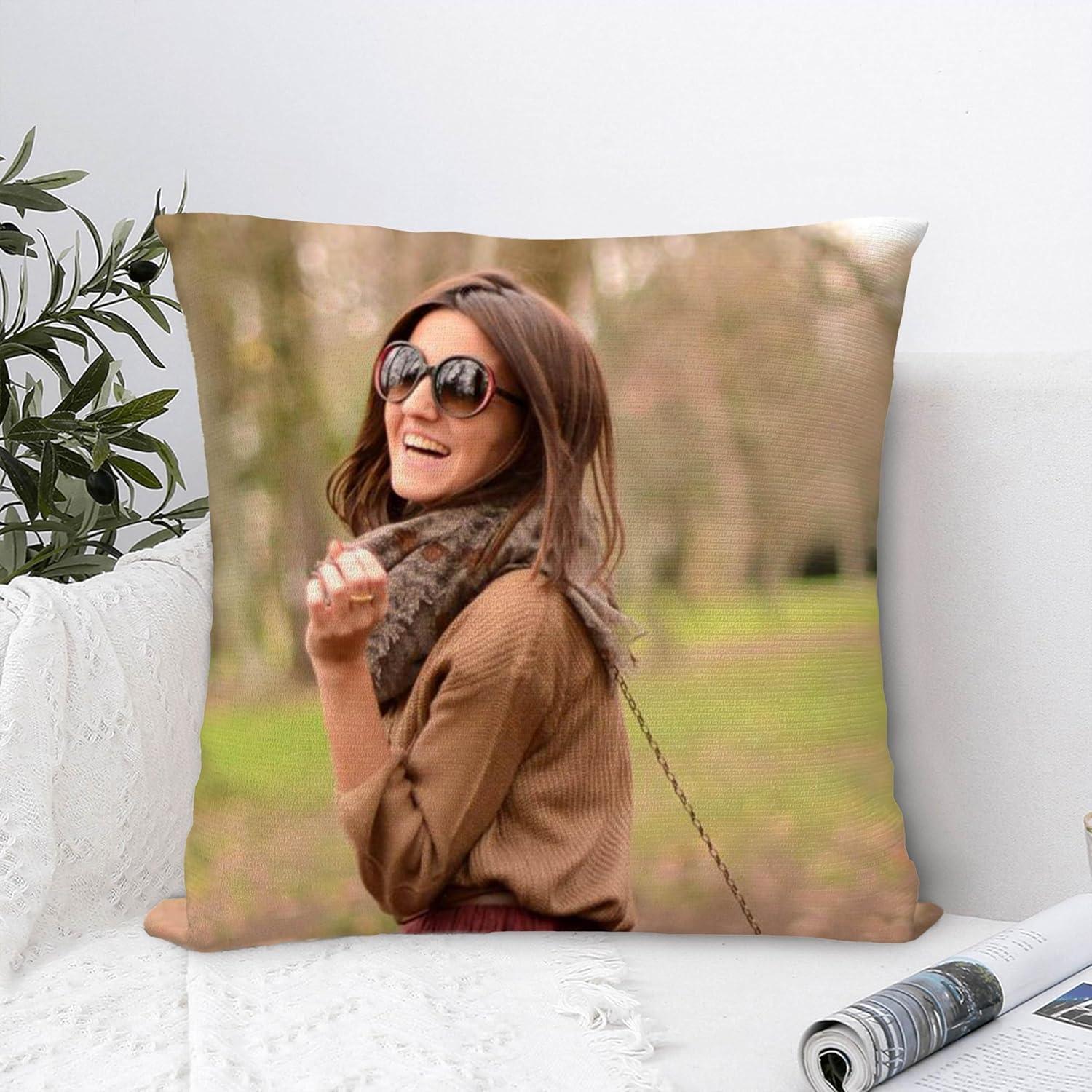 Cojín Personalizado Kbvihzg 30.48cm x 30.48cm Doble Cara