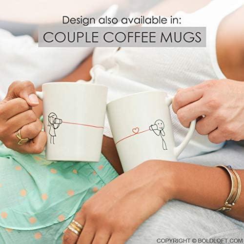 BoldLoft Fundas de Almohada para Parejas 50.8x76.2 cm - Regalos Románticos