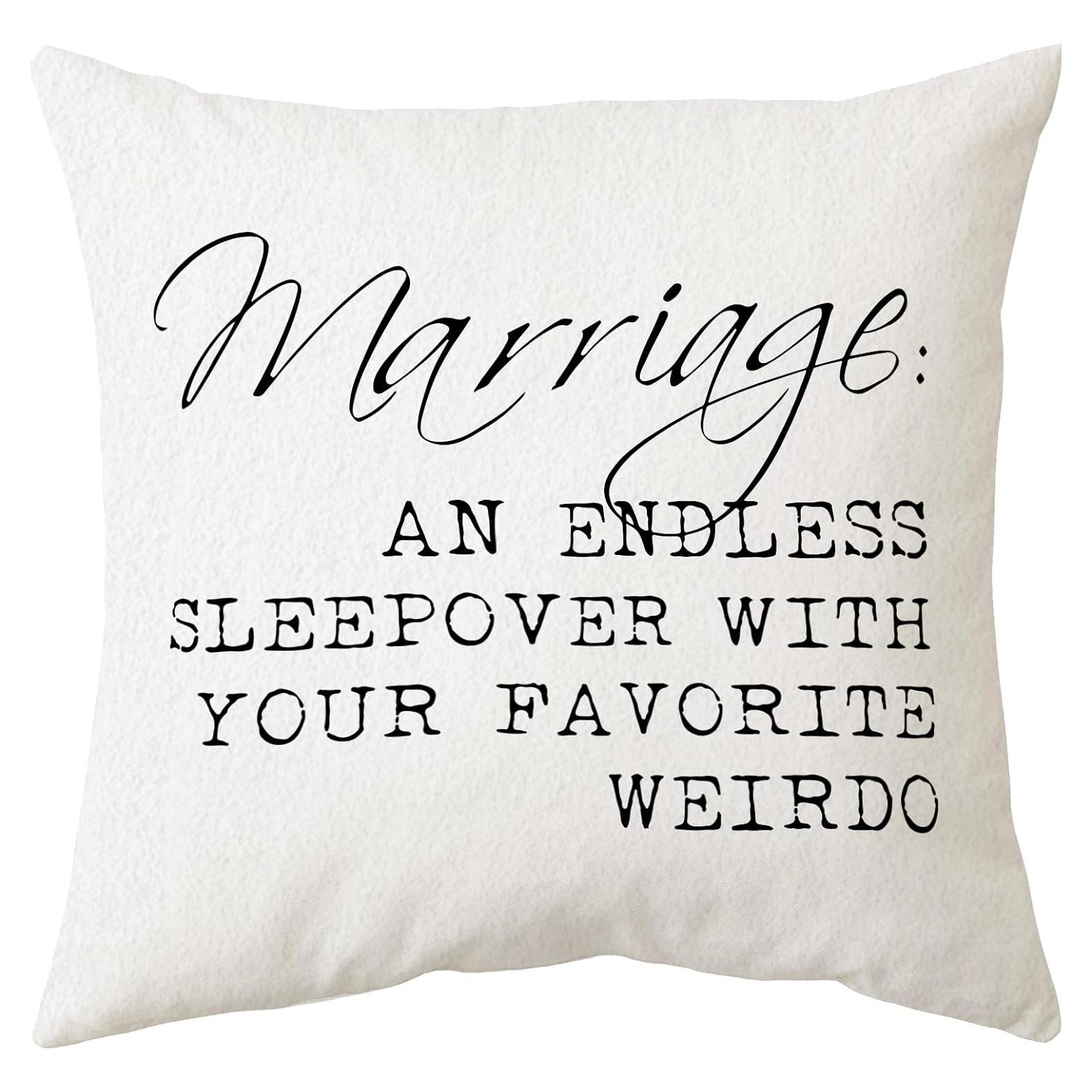 Funda de Almohada Decorativa Sidhua 45.72x45.72 cm Amor