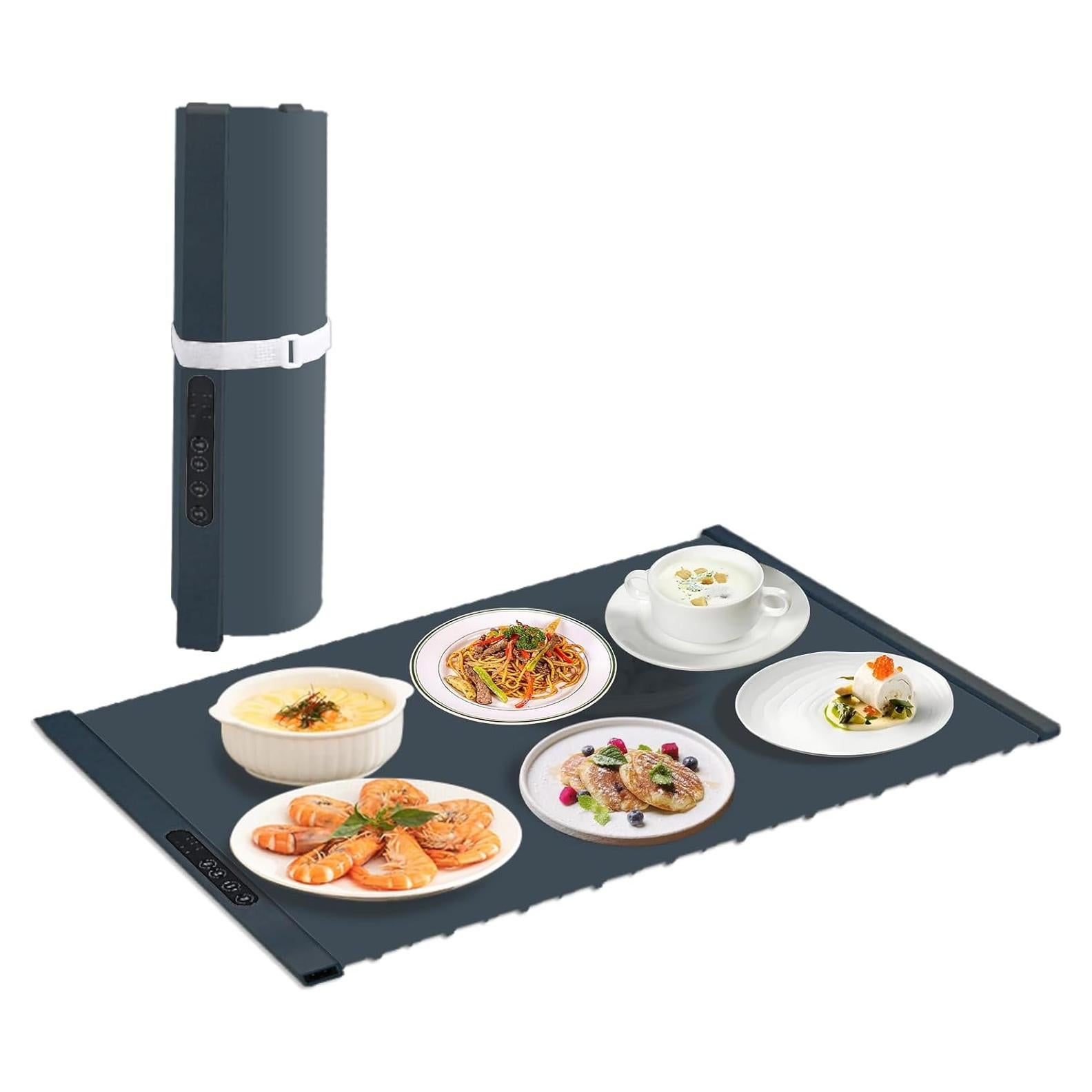 Bandeja Calentadora Eléctrica DoCatop 53x40cm 3 Niveles de Calor