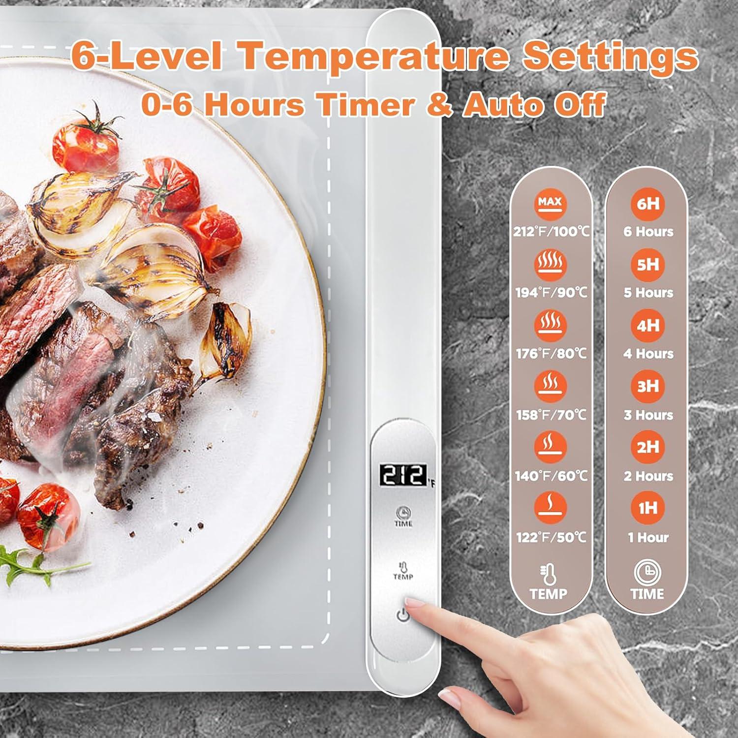 Alfombrilla Calentadora Eléctrica eTRY 60.96x35.56cm 6 Modos