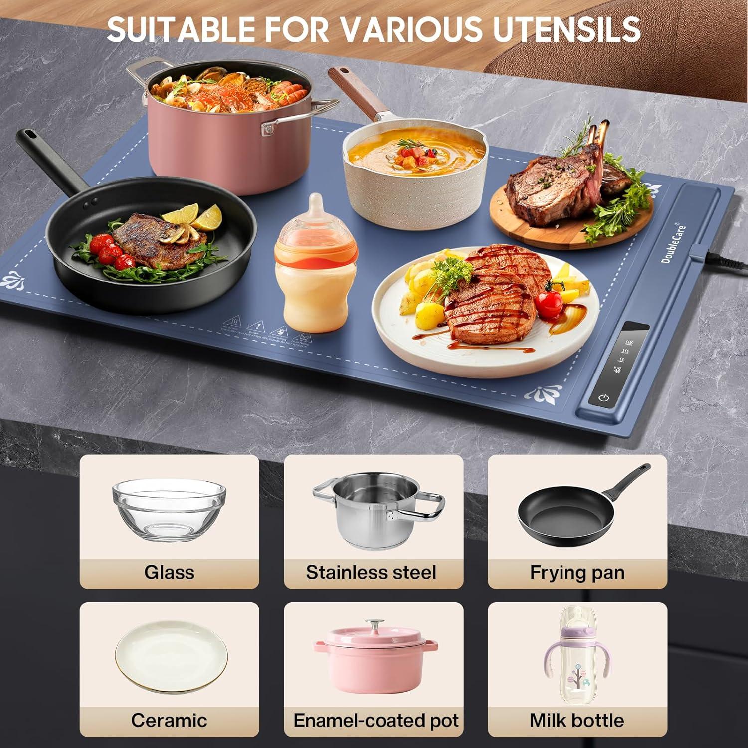 Alfombrilla de Calentamiento Eléctrica DoubleCare 58x39cm 3 Niveles