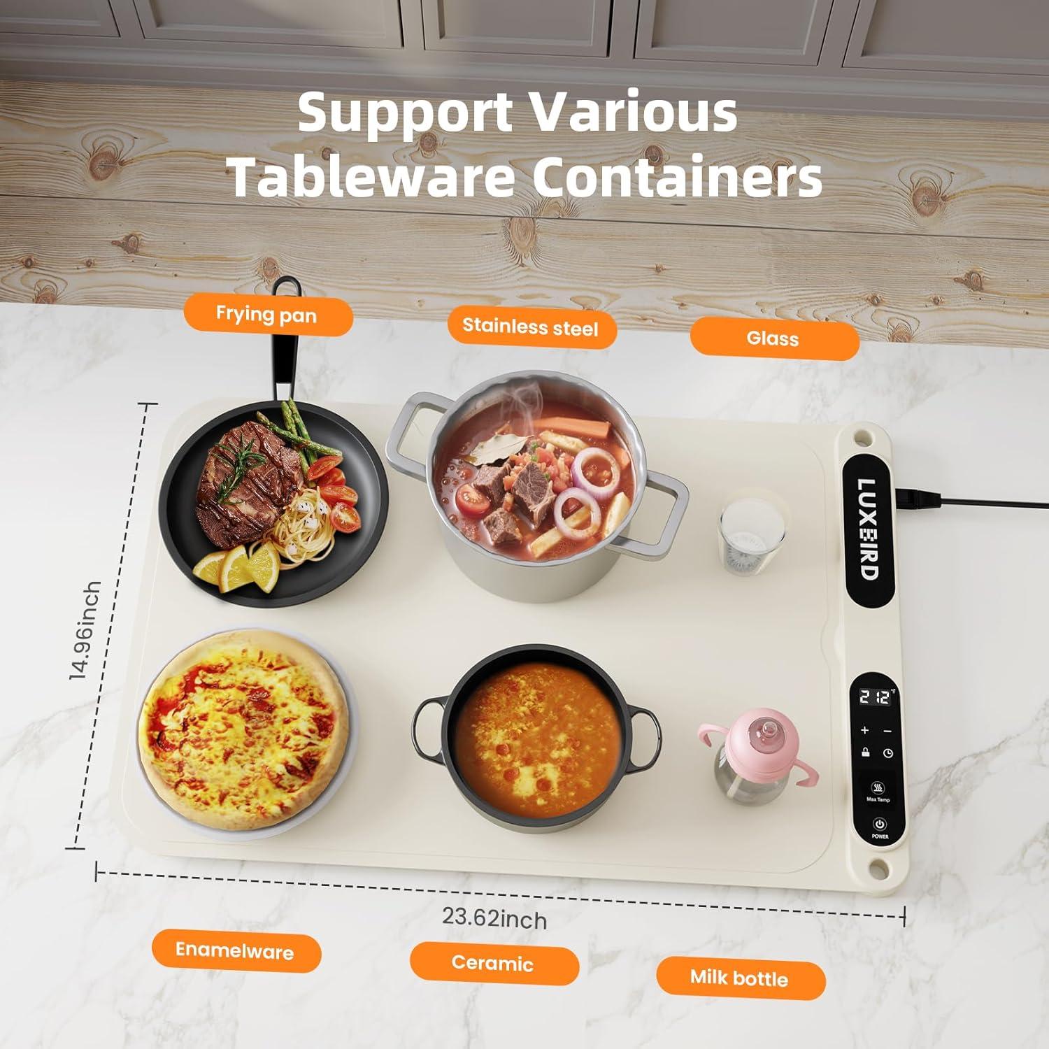 Mat de Calentamiento de Comida Luxbird LWT-01 Beige 330W