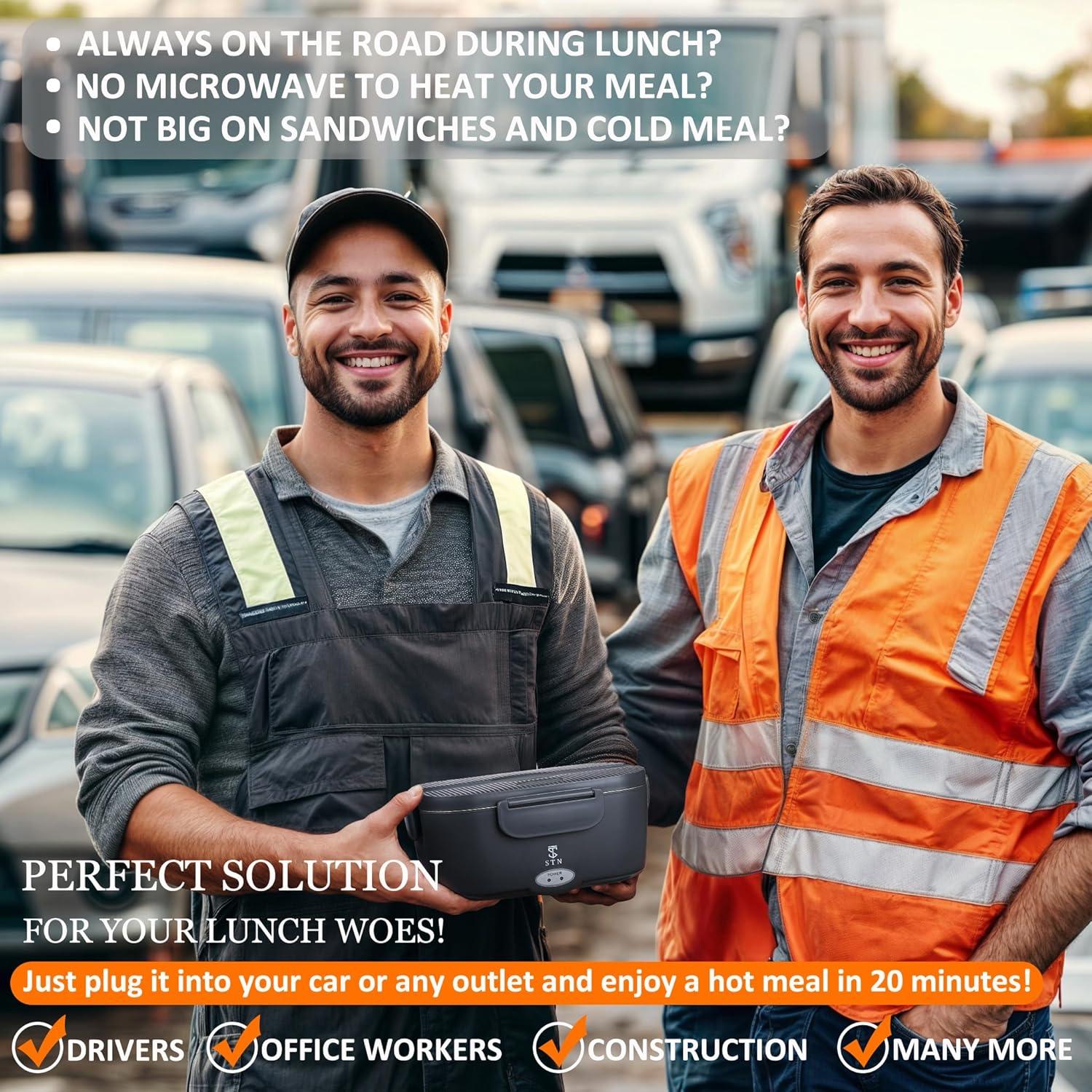 Caja de Almuerzo Eléctrica STN 80W 1.5L Doble Contenedor