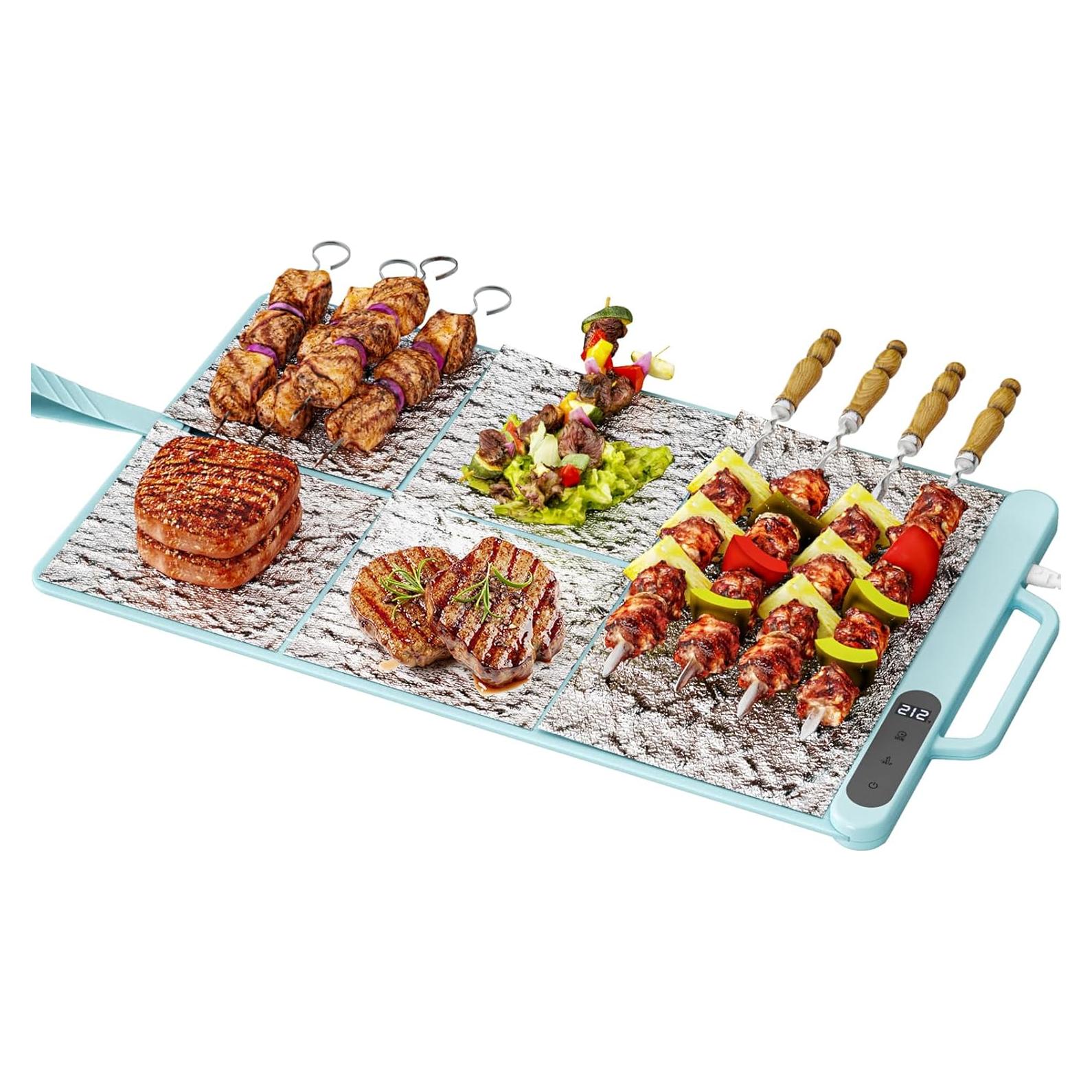 Manta BBQ para Reposar Carne Mat Aislante 40.64x11.68cm Azul