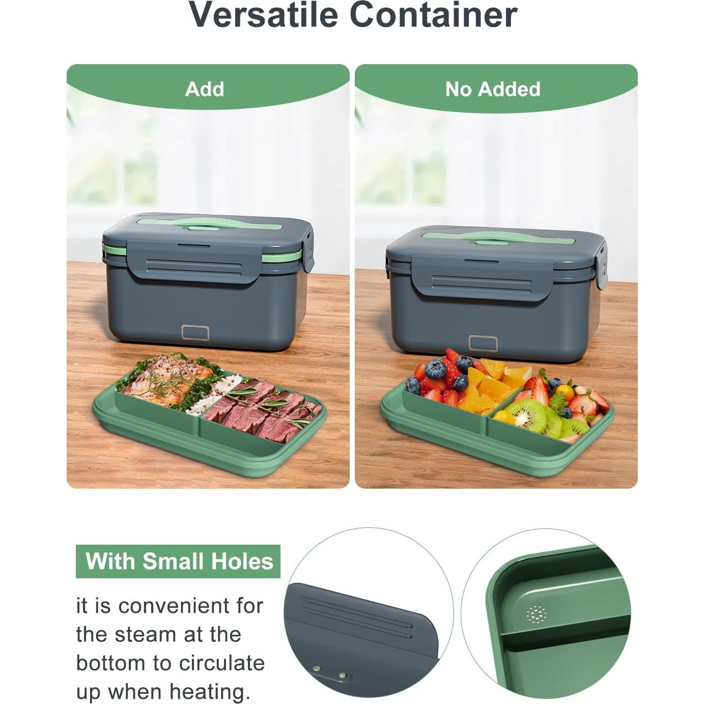 Caja de Almuerzo Eléctrica Monteka 1.8L 100W Gris