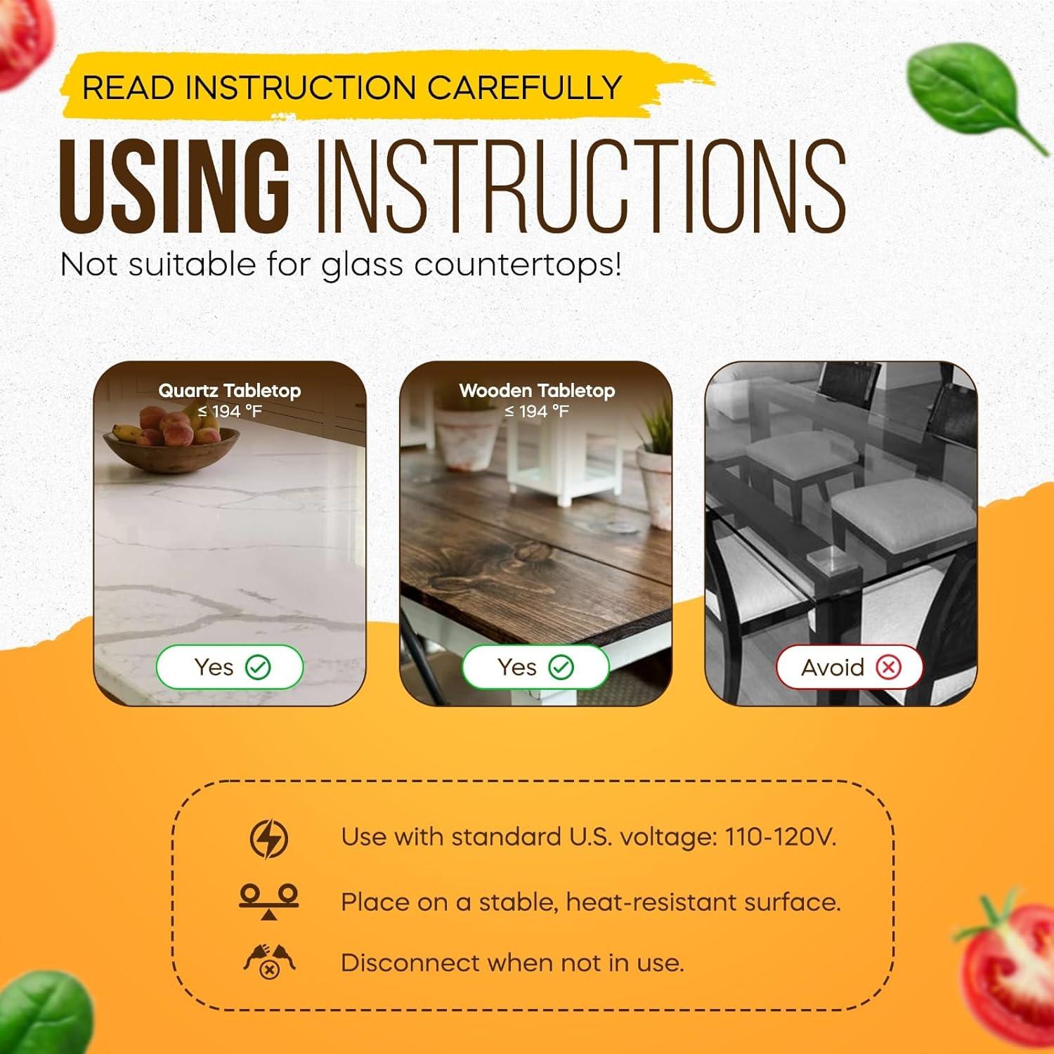 Alfombrilla Calentadora Eléctrica de Silicona 63.5x35.6cm - 10 Niveles