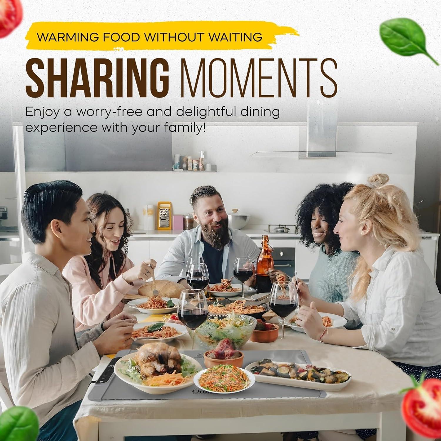 Alfombrilla Calentadora Eléctrica de Silicona 63.5x35.6cm - 10 Niveles