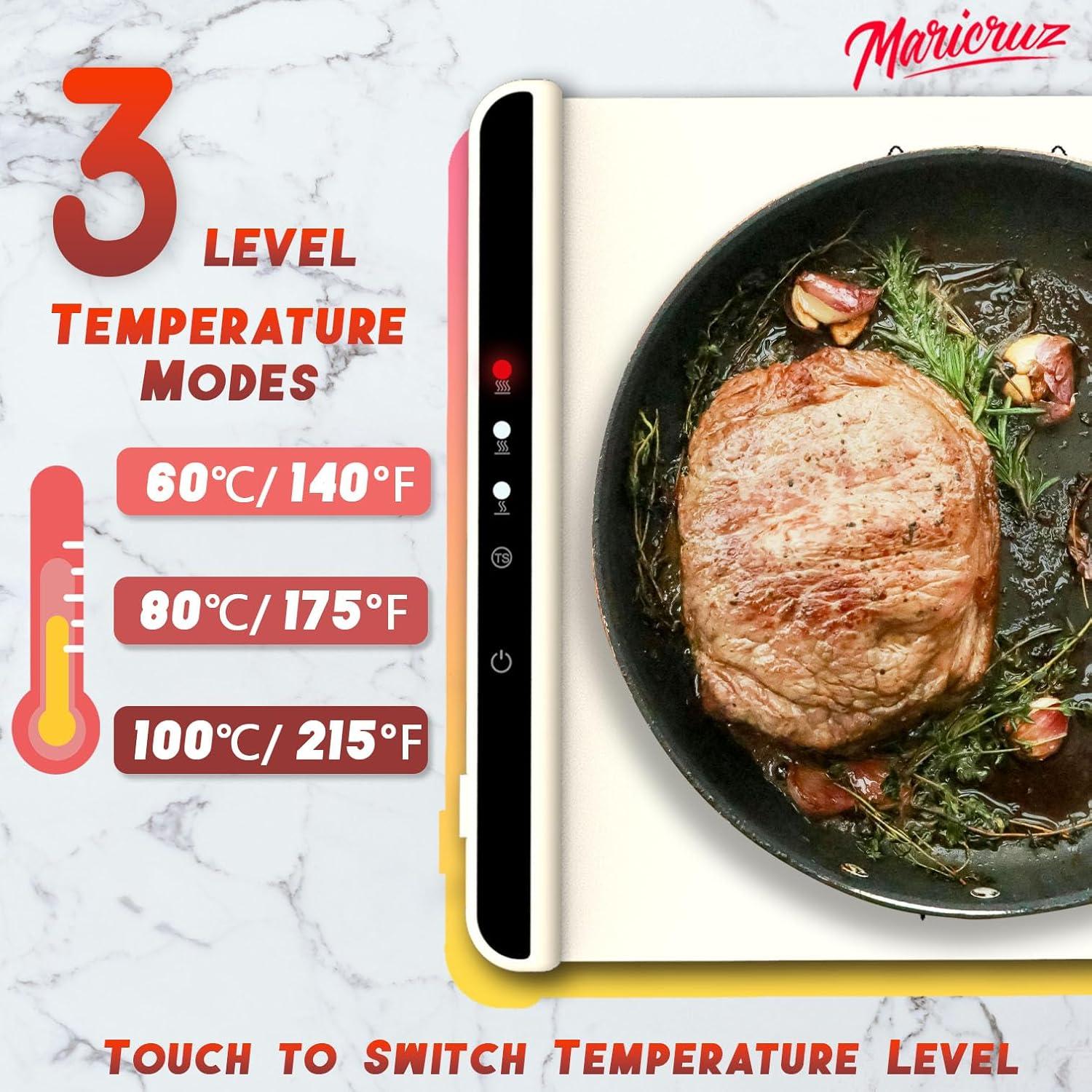 Alfombrilla Calentadora de Comida Maricruz 60x60 cm 240W