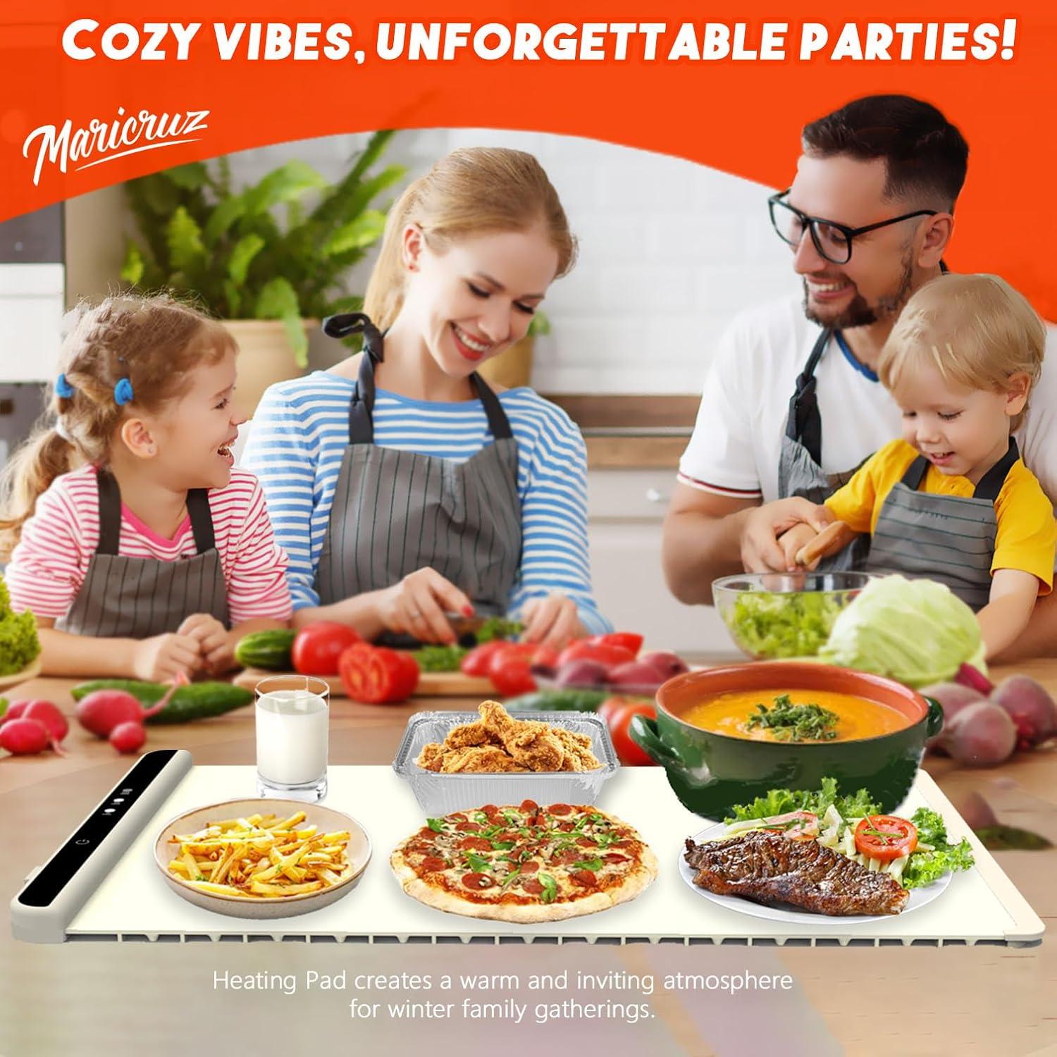 Alfombrilla Calentadora de Comida Maricruz 60x60 cm 240W