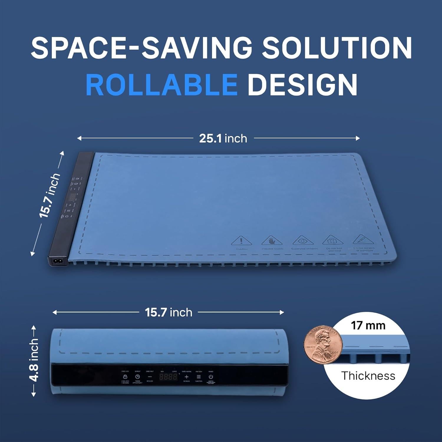 Alfombrilla Calentadora de Comida Uloft 63.8x39.9cm 6 Modos
