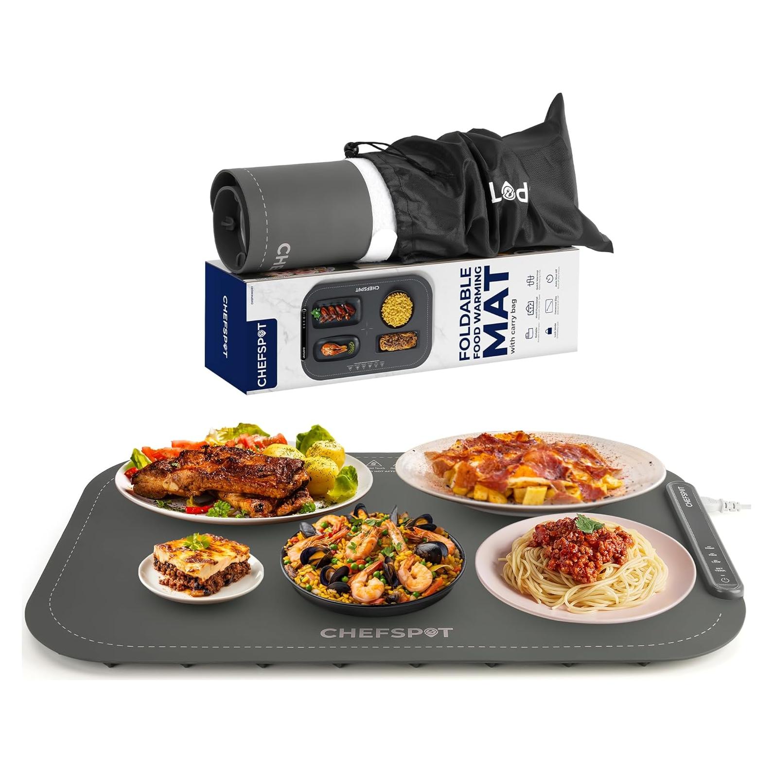 Alfombrilla Calentadora de Comida CHEFSPOT 60.96x38.1 cm Plegable