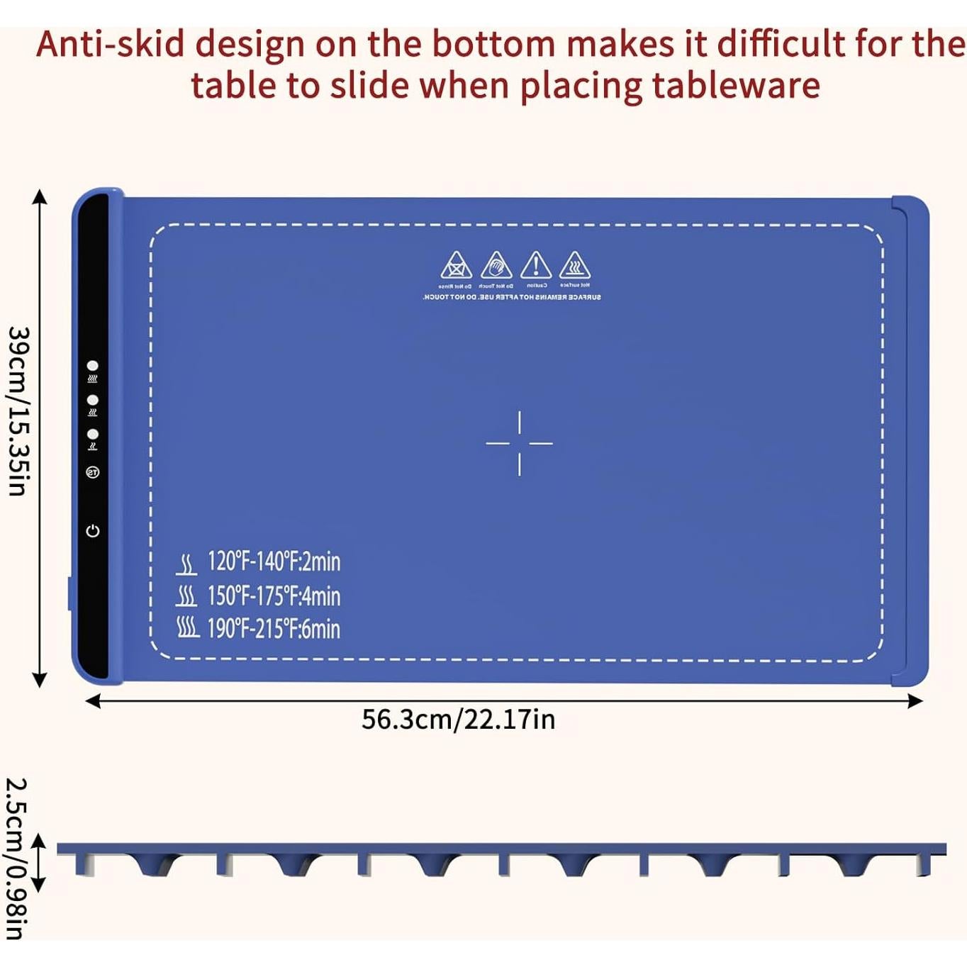 Bandeja Calentadora Eléctrica OneBird NCB-001 3 Temperaturas