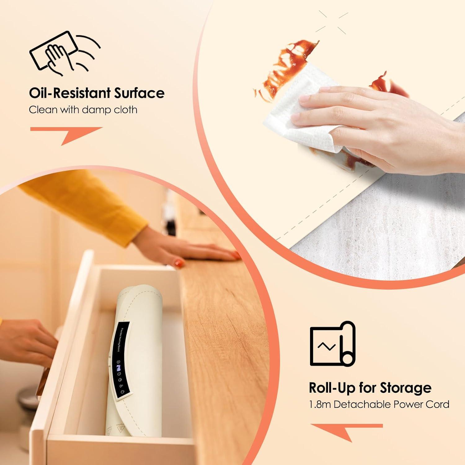 Alfombrilla Calentadora de Comida Coanto 65.5x39.6cm 9 Niveles