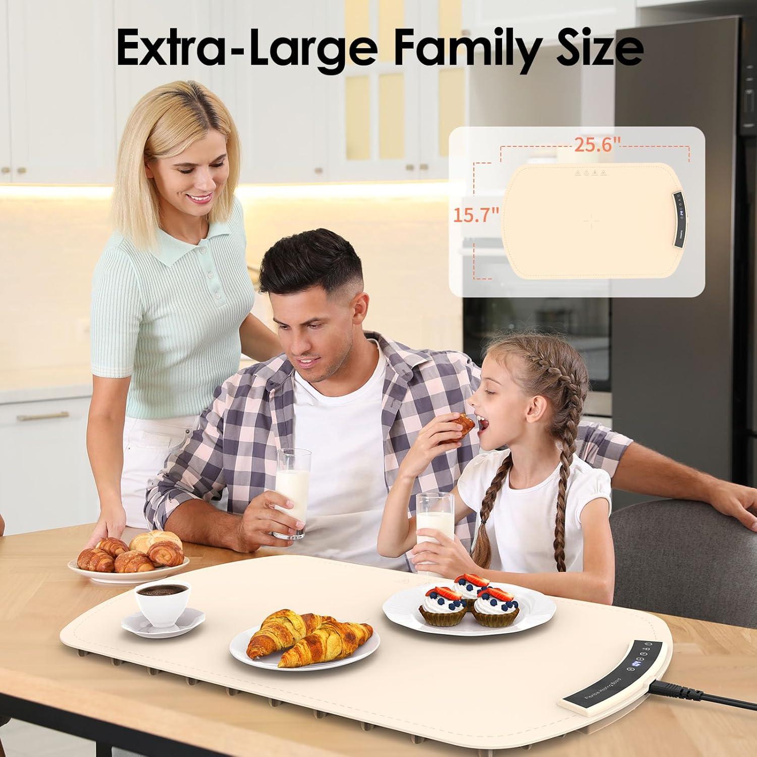 Alfombrilla Calentadora de Comida Coanto 65.5x39.6cm 9 Niveles