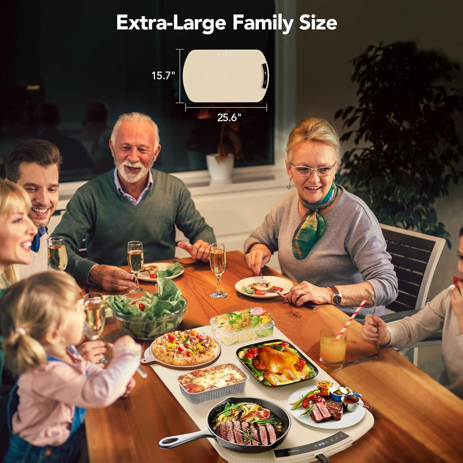 Alfombrilla Calentadora de Comida Coanto 65.5x39.6cm 9 Niveles