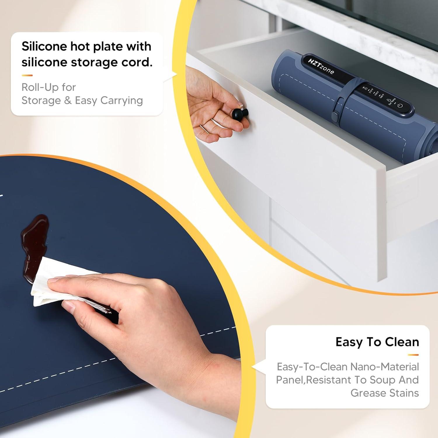 Alfombrilla Calentadora Eléctrica HZTzone-S72 61x40.6cm 3 Modos