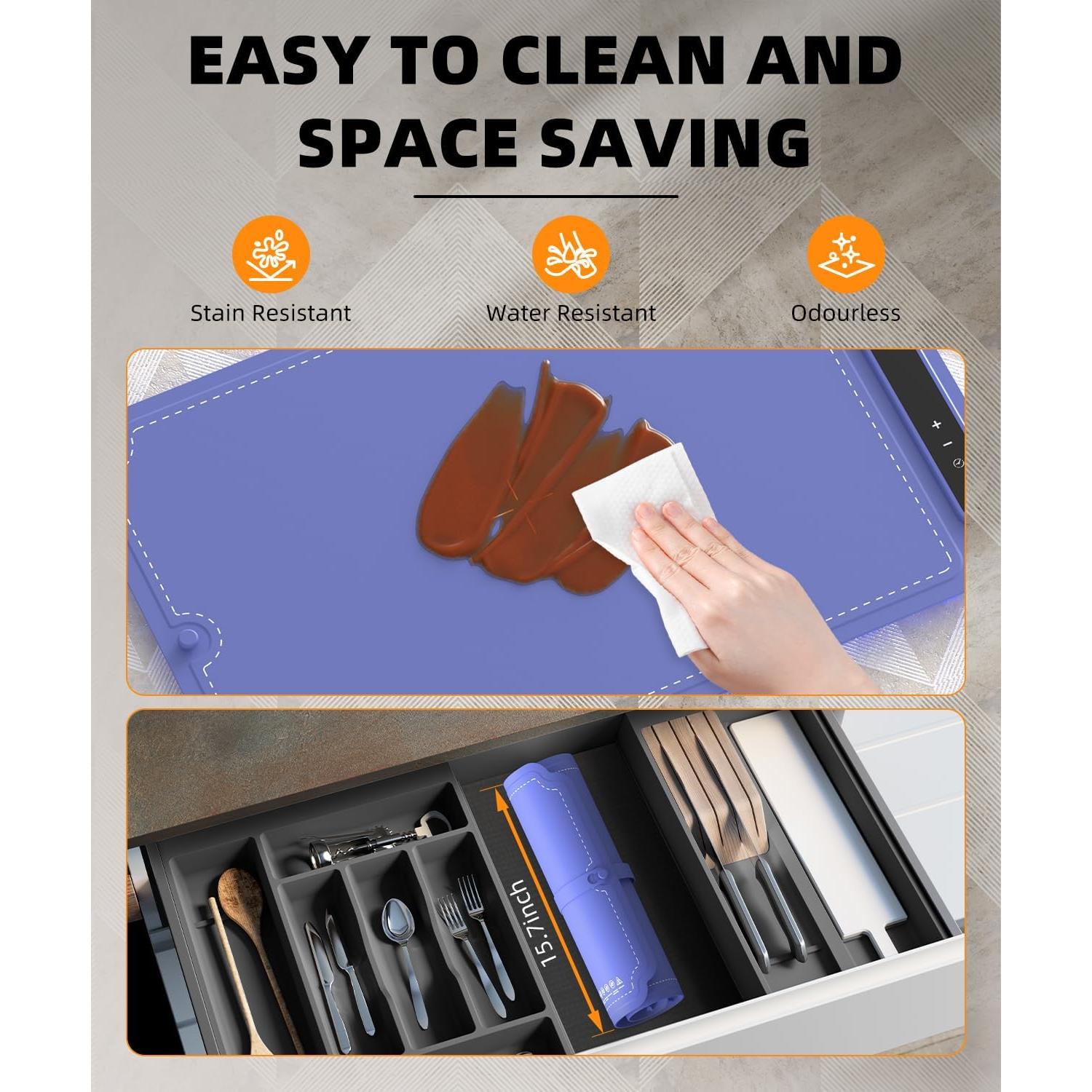 Bandeja Calentadora Eléctrica SEEFINE 250W 12.7x40.6cm Azul