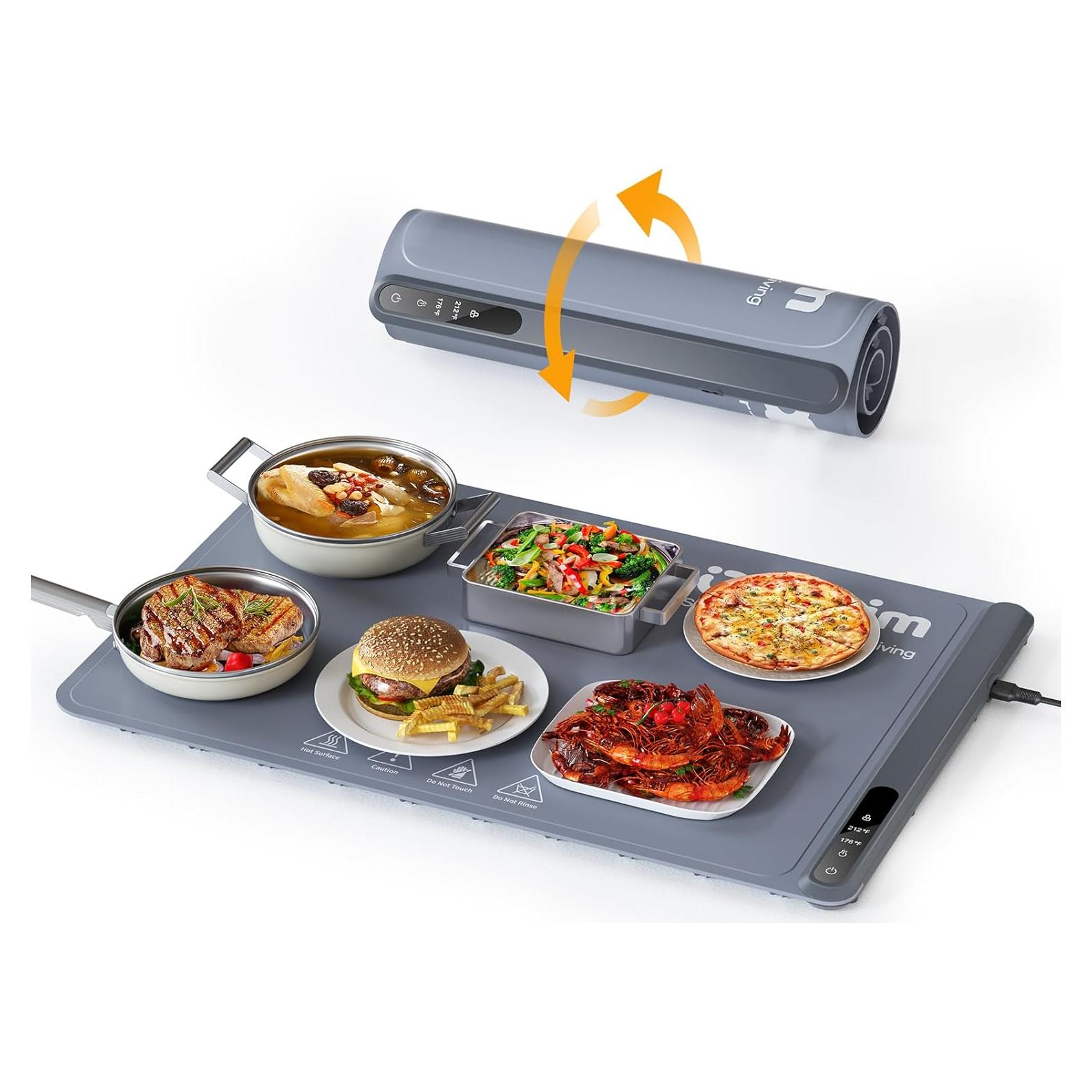 Bandeja Calentadora de Comida Anifrim 61x41 cm Eléctrica Gris