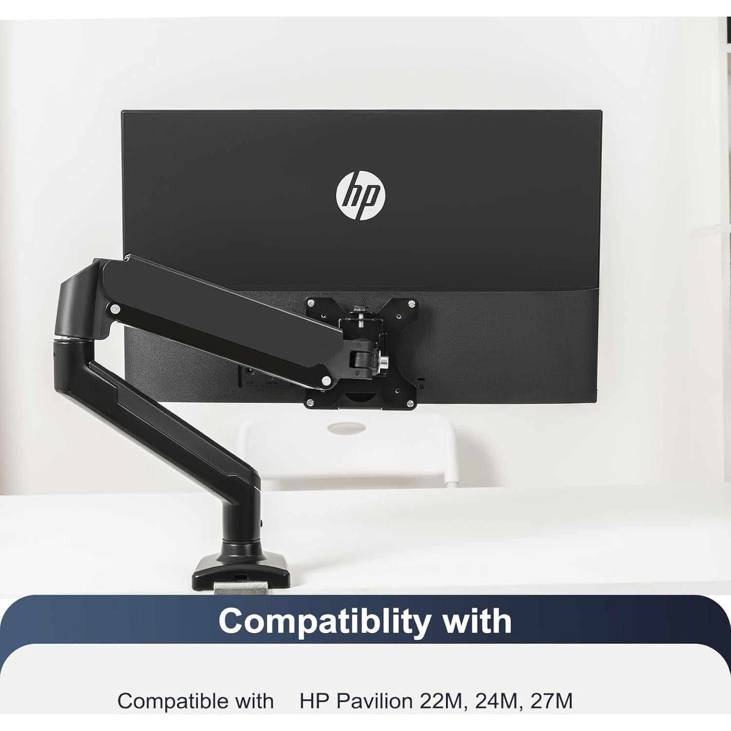 Soporte de Monitor VESA JUNBOMAOYI Compatible HP Pavilion 22M 24M 27M