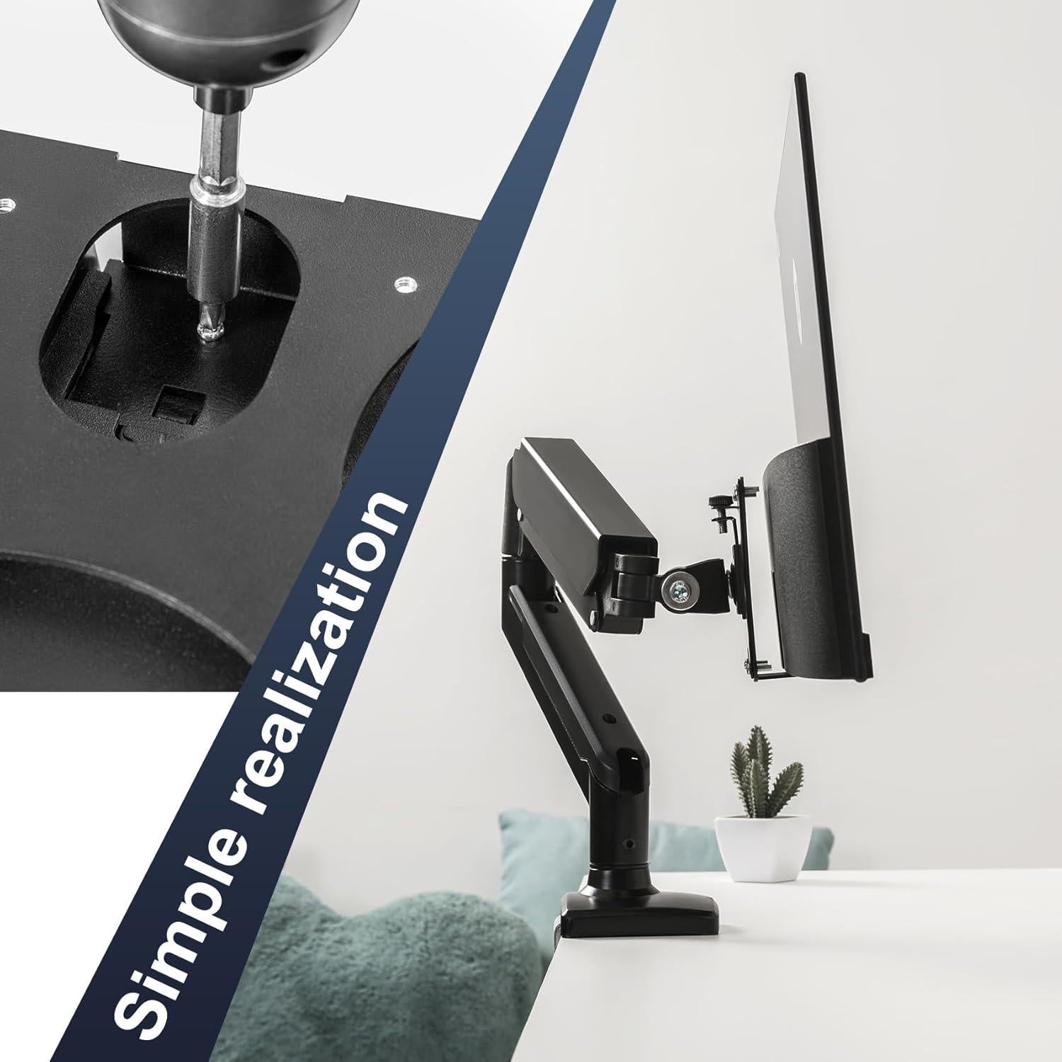 Soporte de Monitor VESA JUNBOMAOYI Compatible HP Pavilion 22M 24M 27M