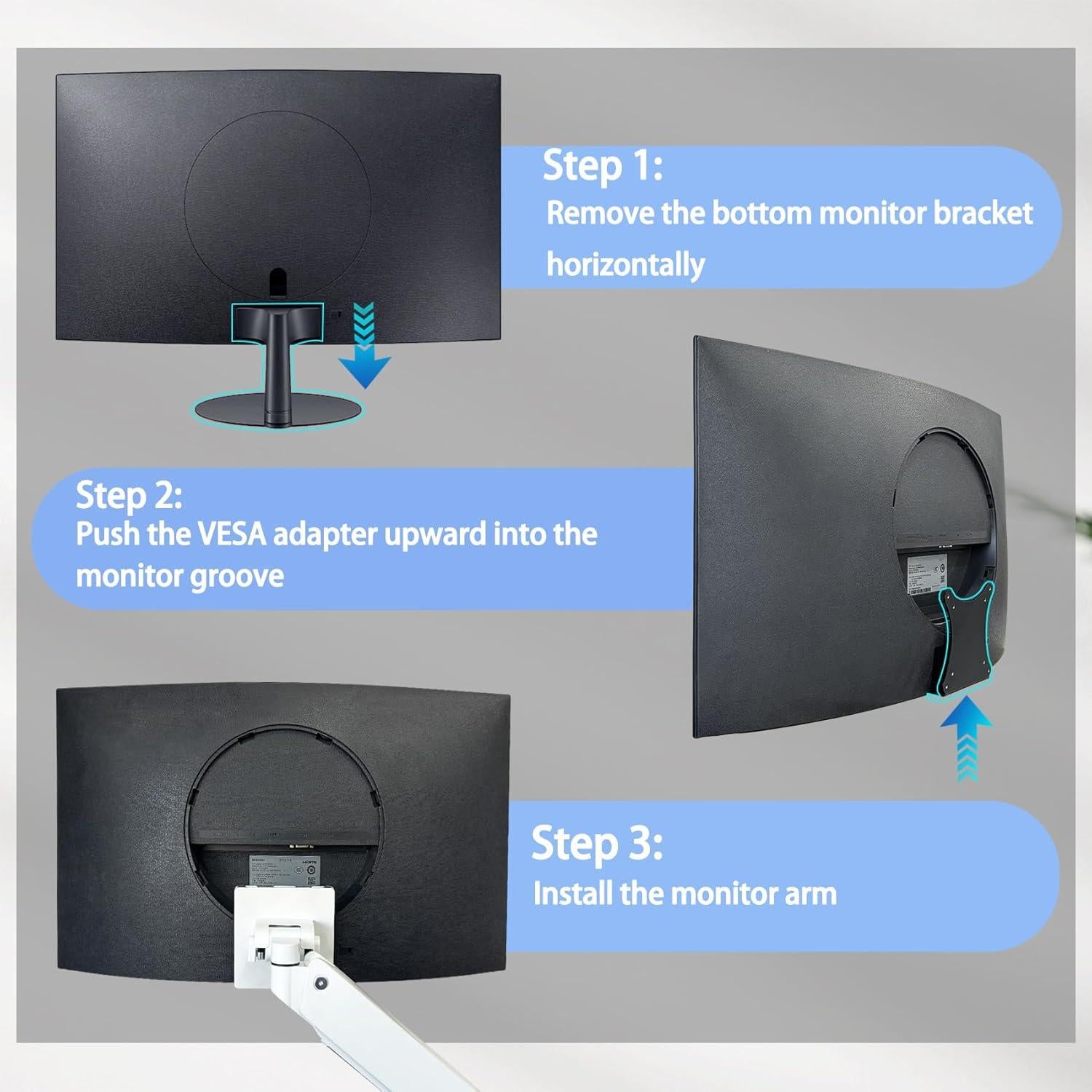 Adaptador de Montaje VESA Tjweiqing S39C para Monitores Samsung