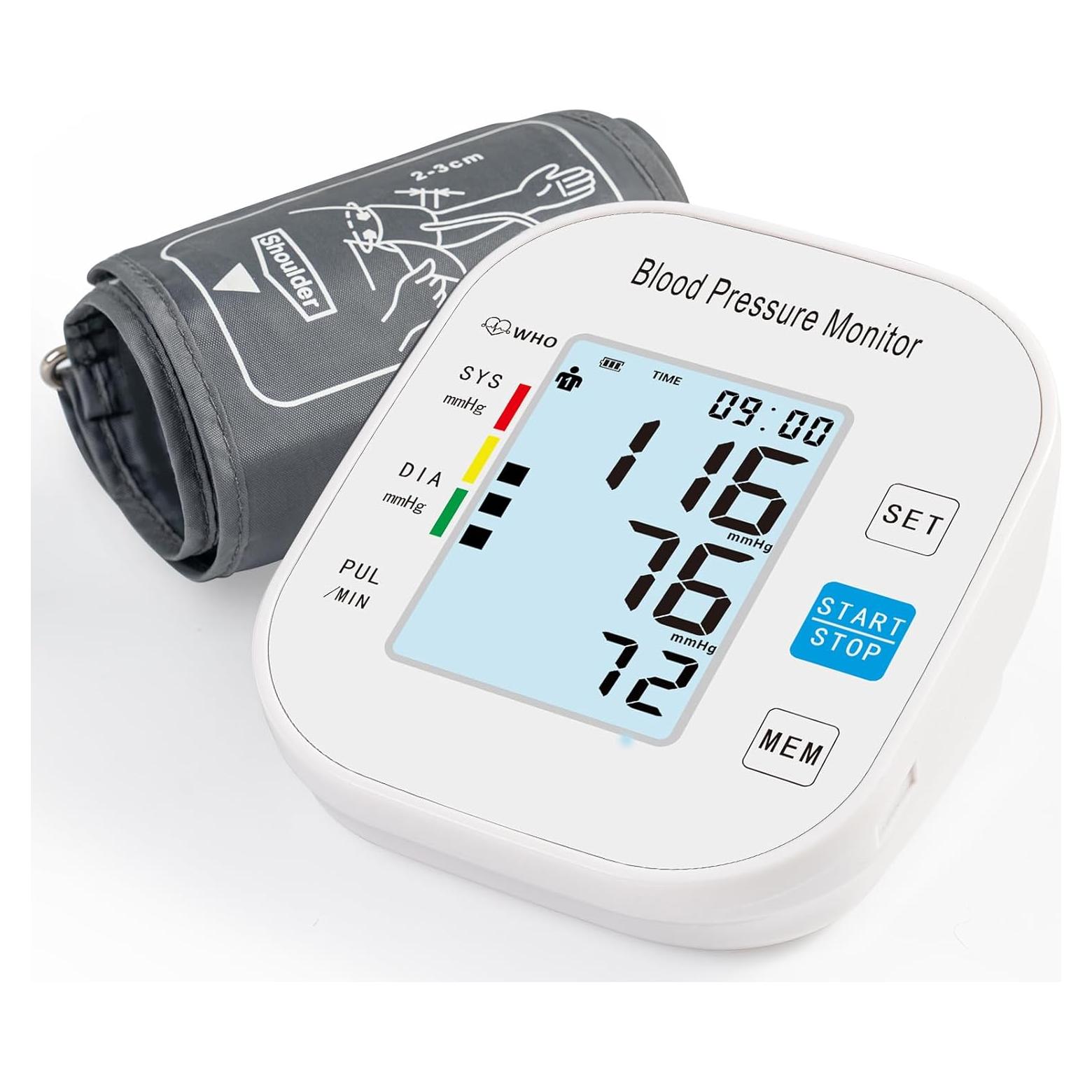 Monitor de Presión Arterial Automático Maraawa BSX583 con Manguito Grande