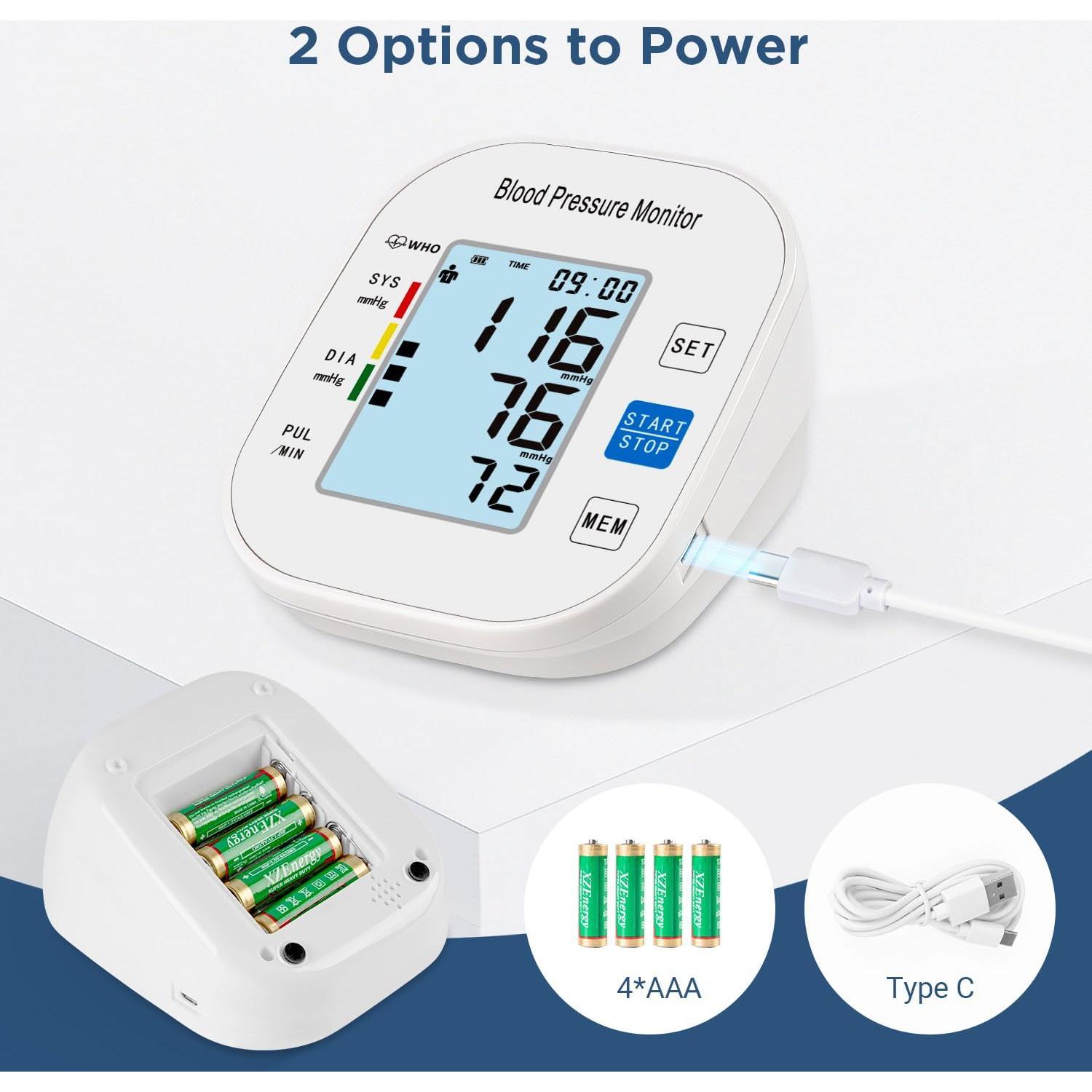 Monitor de Presión Arterial Automático Maraawa BSX583 con Manguito Grande