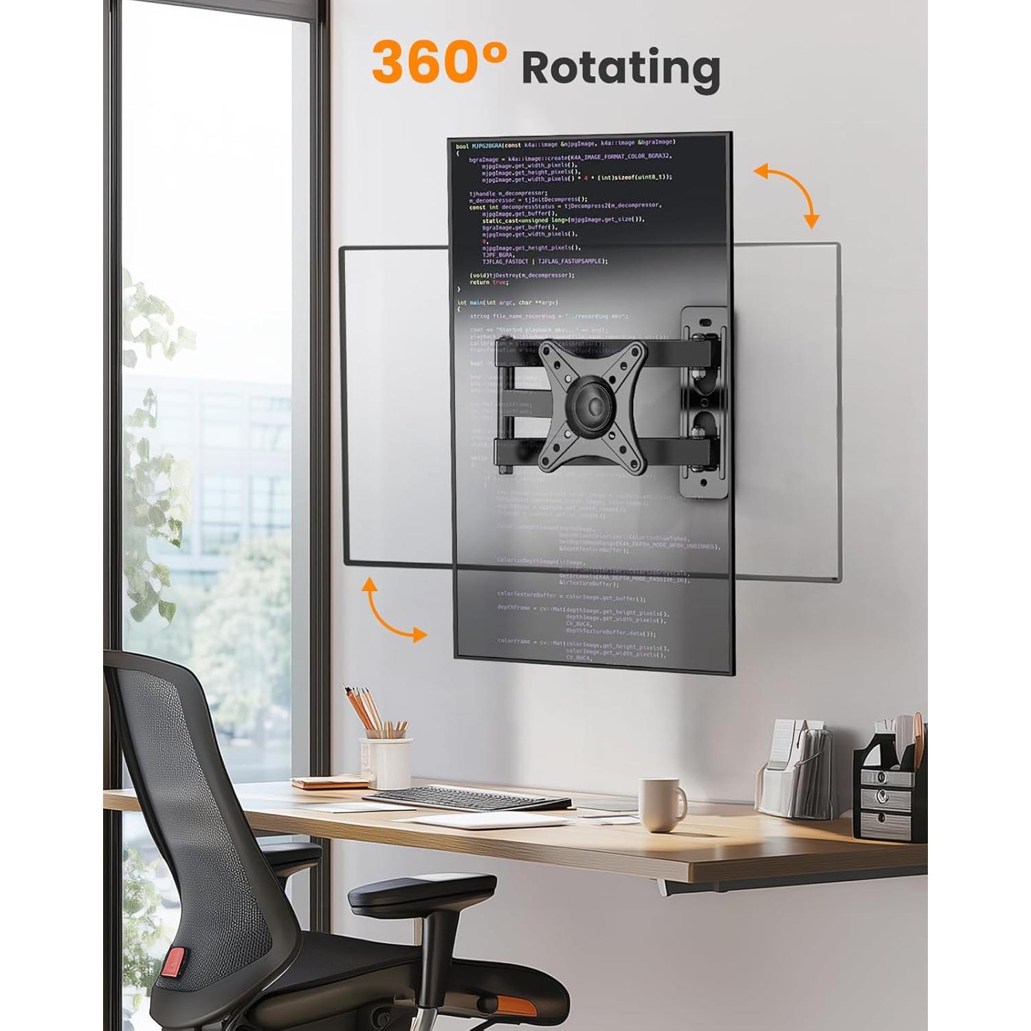 Soporte de Pared para Monitor IWORKBOARD 13-32" Movimiento Completo