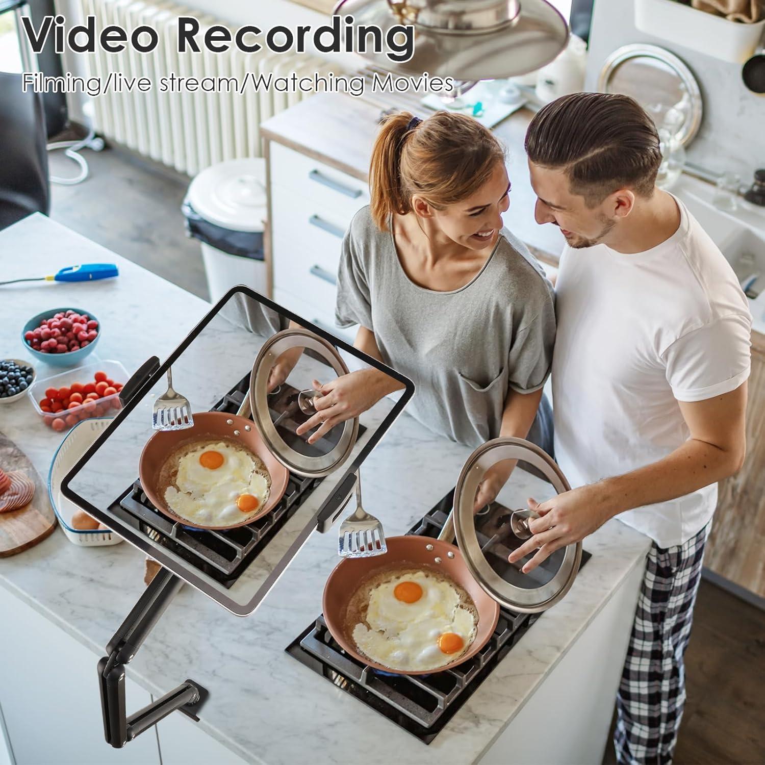 Soporte Plegable para Tablet Polbecky 15.6" Máx, Rotación 360°