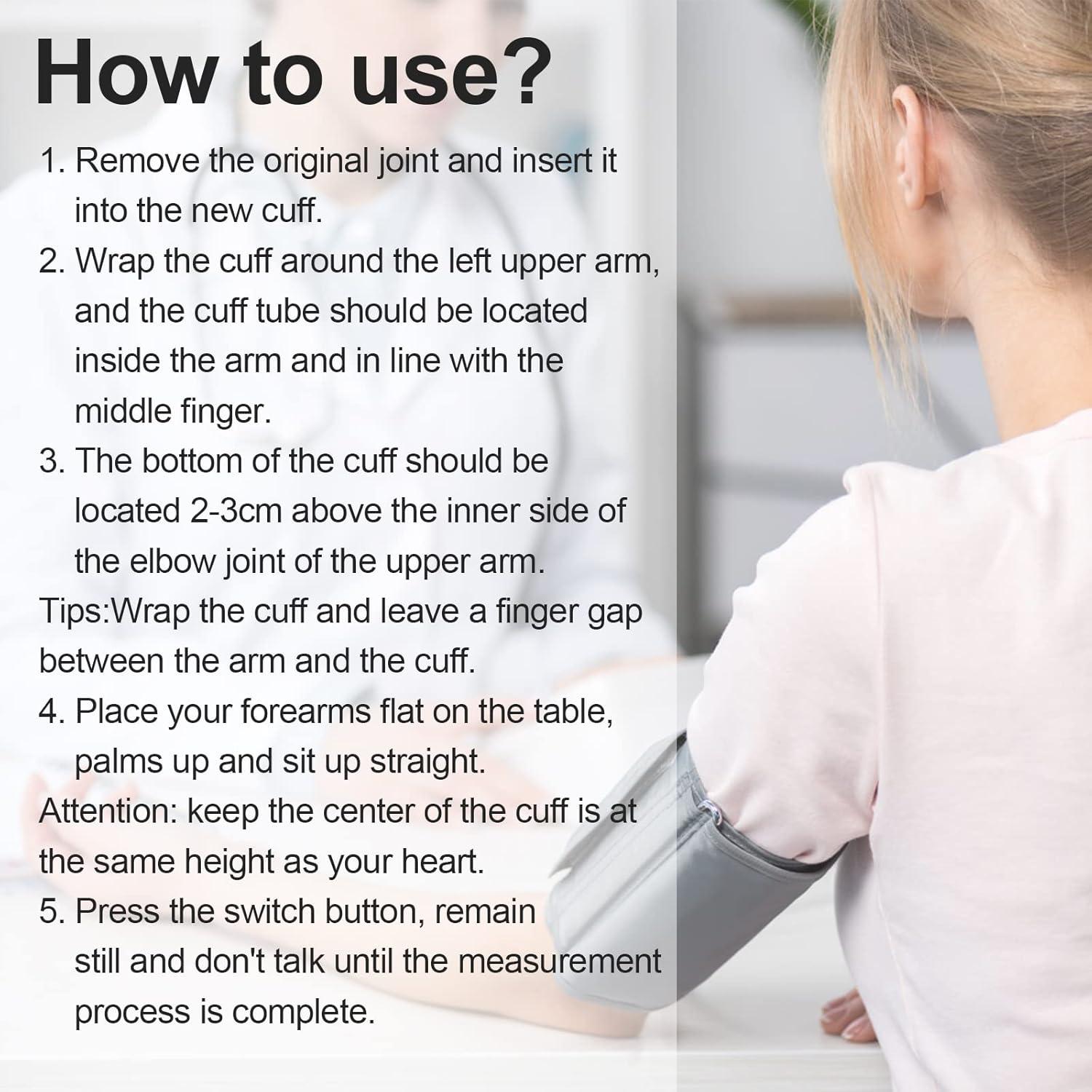 Manga de Presión Arterial Extra Grande ZIQING 22-52cm