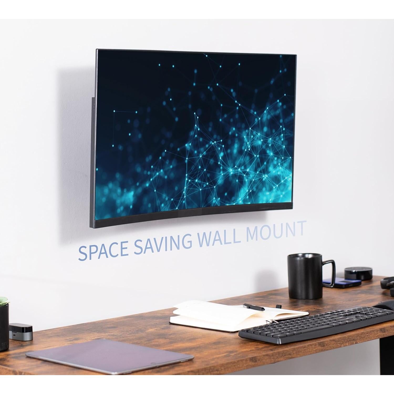 Soporte de Pared Articulado VIVO MOUNT-VW01A para Monitor 43-81cm