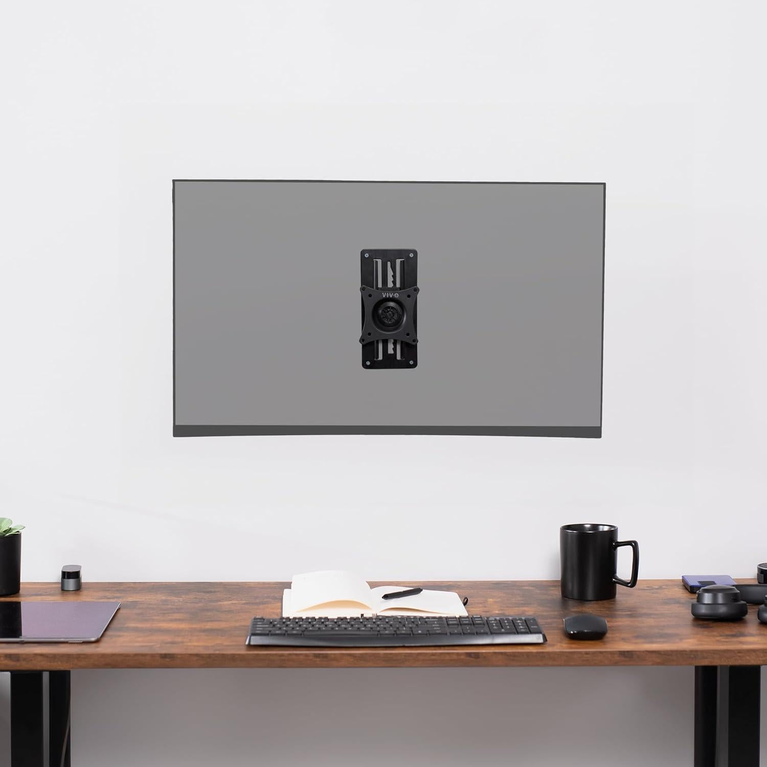 Soporte de Pared Articulado VIVO MOUNT-VW01A para Monitor 43-81cm