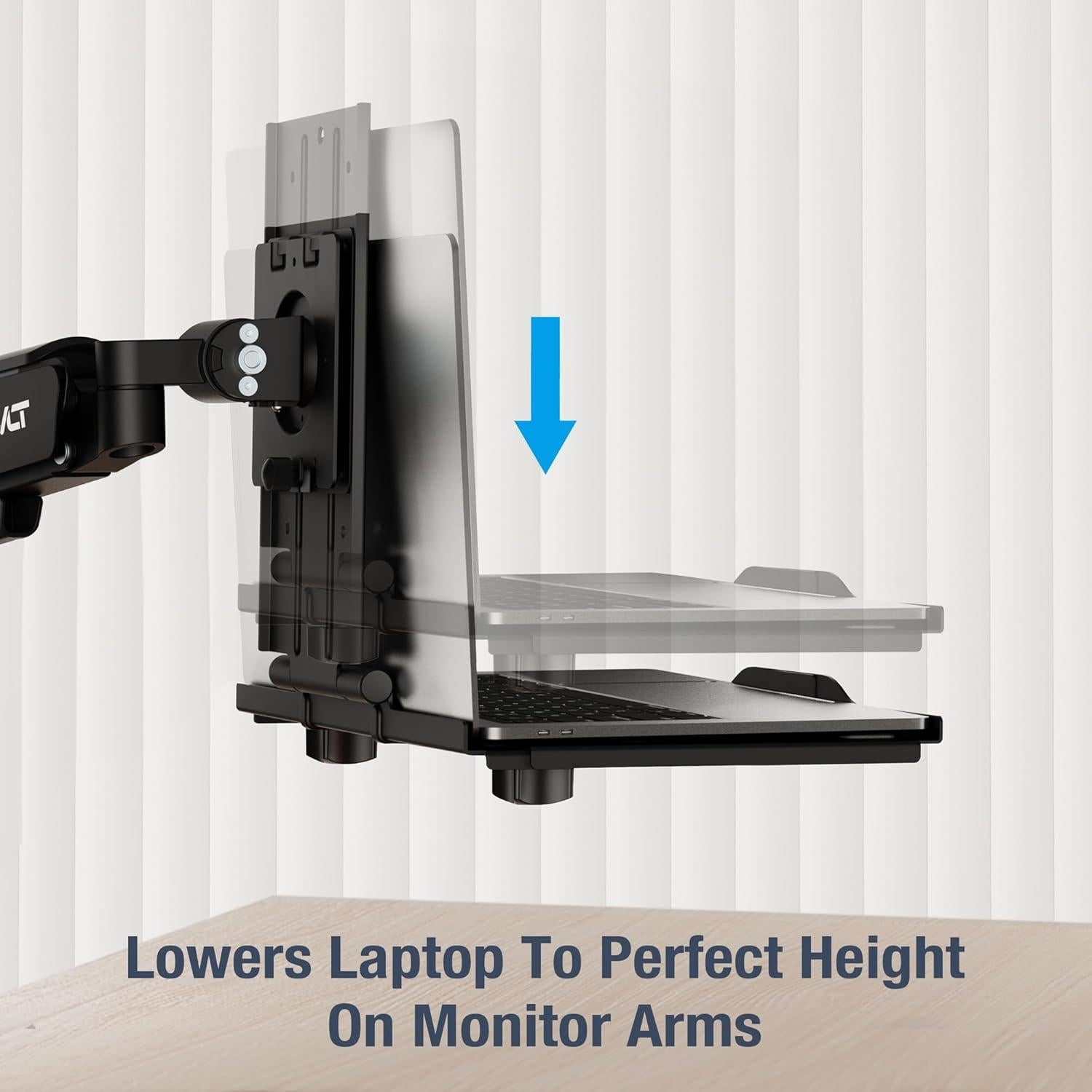 Bandeja Ajustable para Portátil AVLT hasta 43 cm - Negro