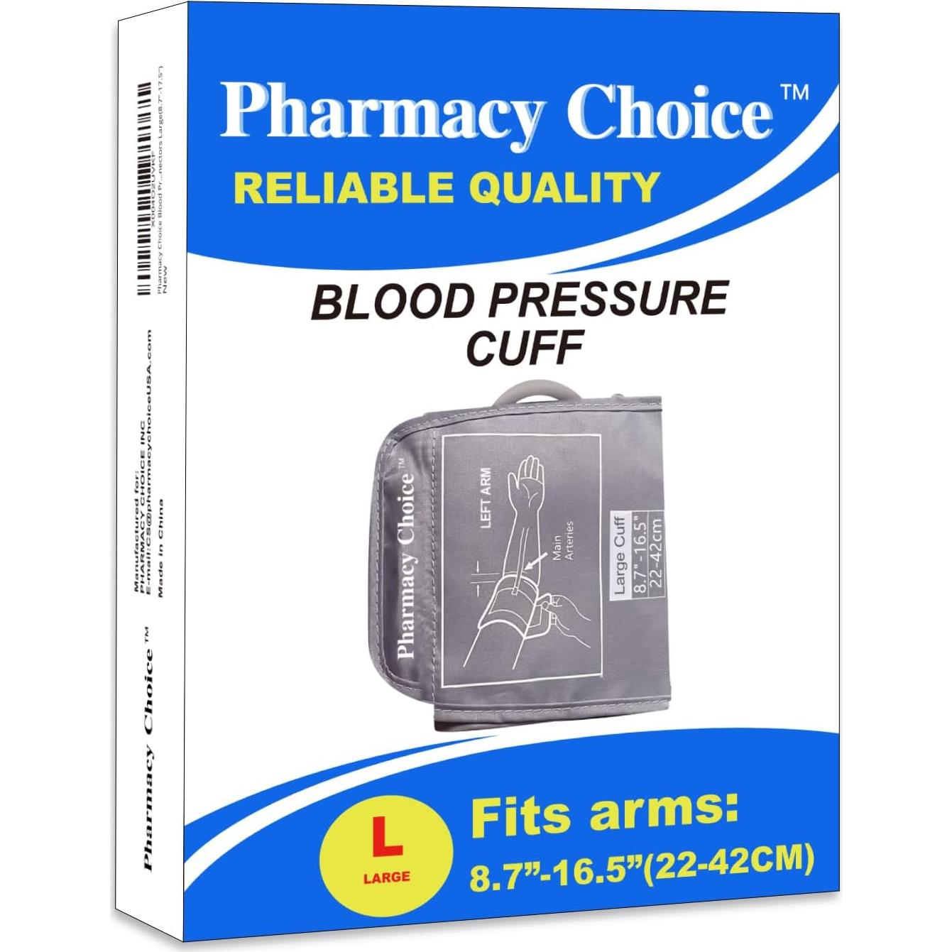 Manguito de Presión Arterial Grande Pharmacy Choice 22-42 cm