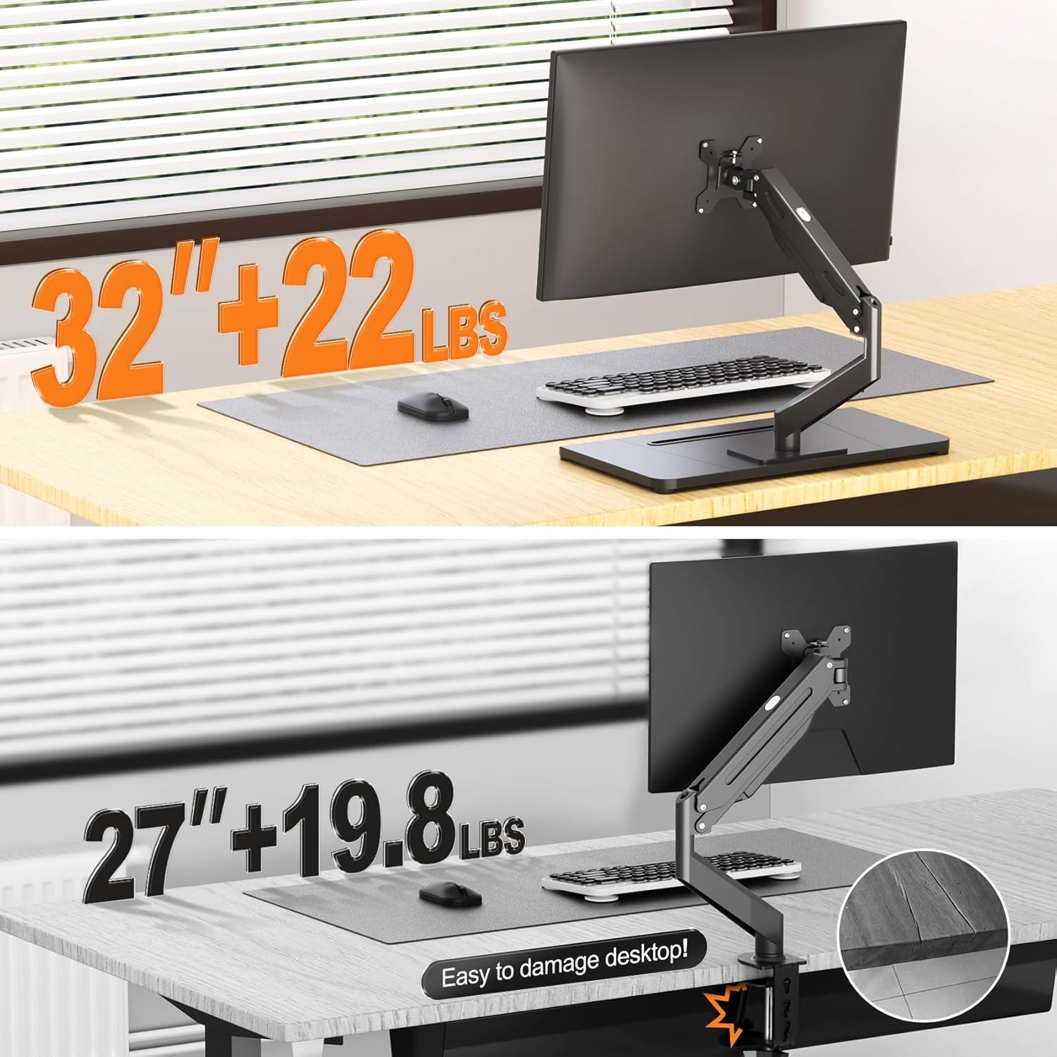 Brazo de Monitor Ajustable Pholiten para Pantallas de 17-32"