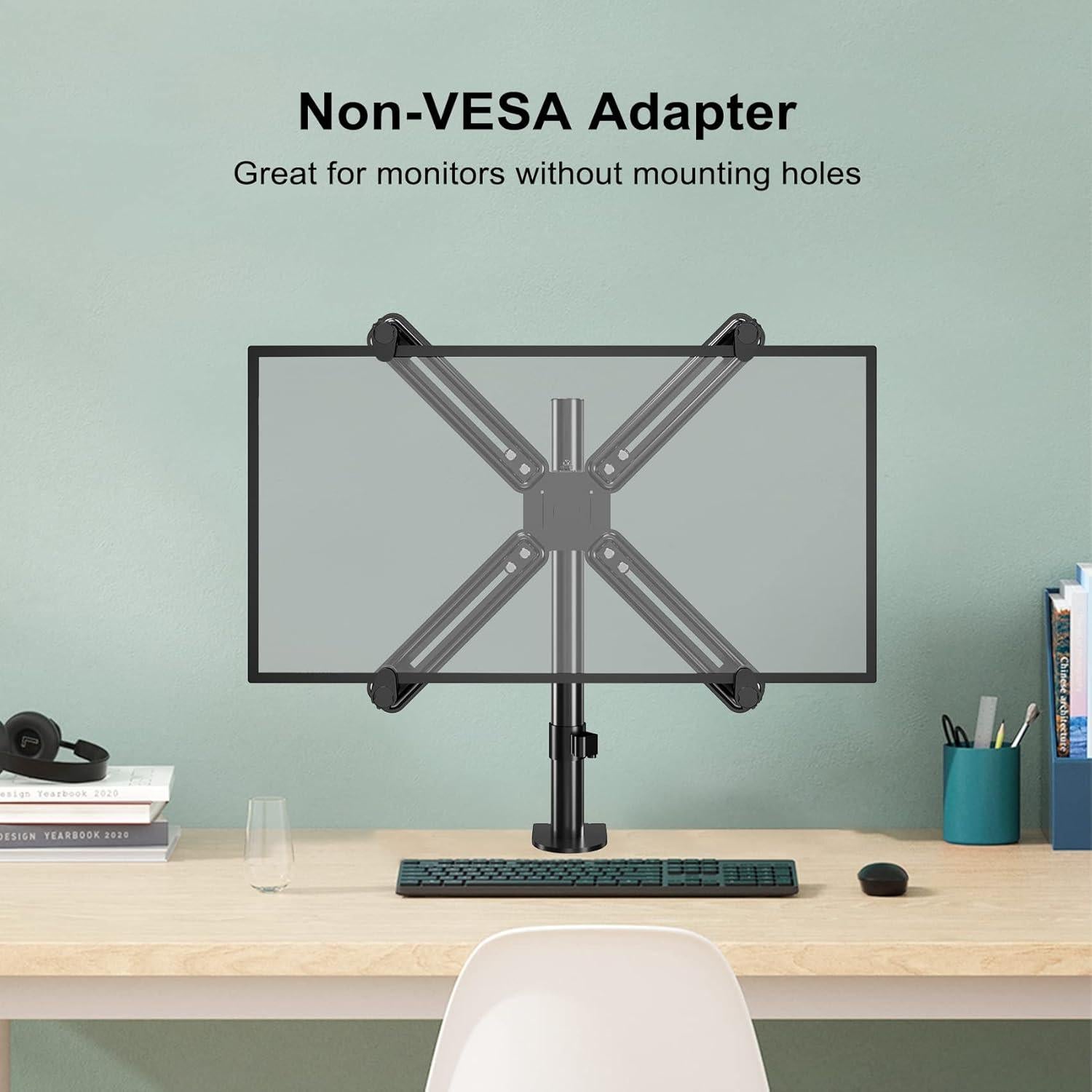 Adaptador VESA Suptek para Monitores 17 a 27" Negro