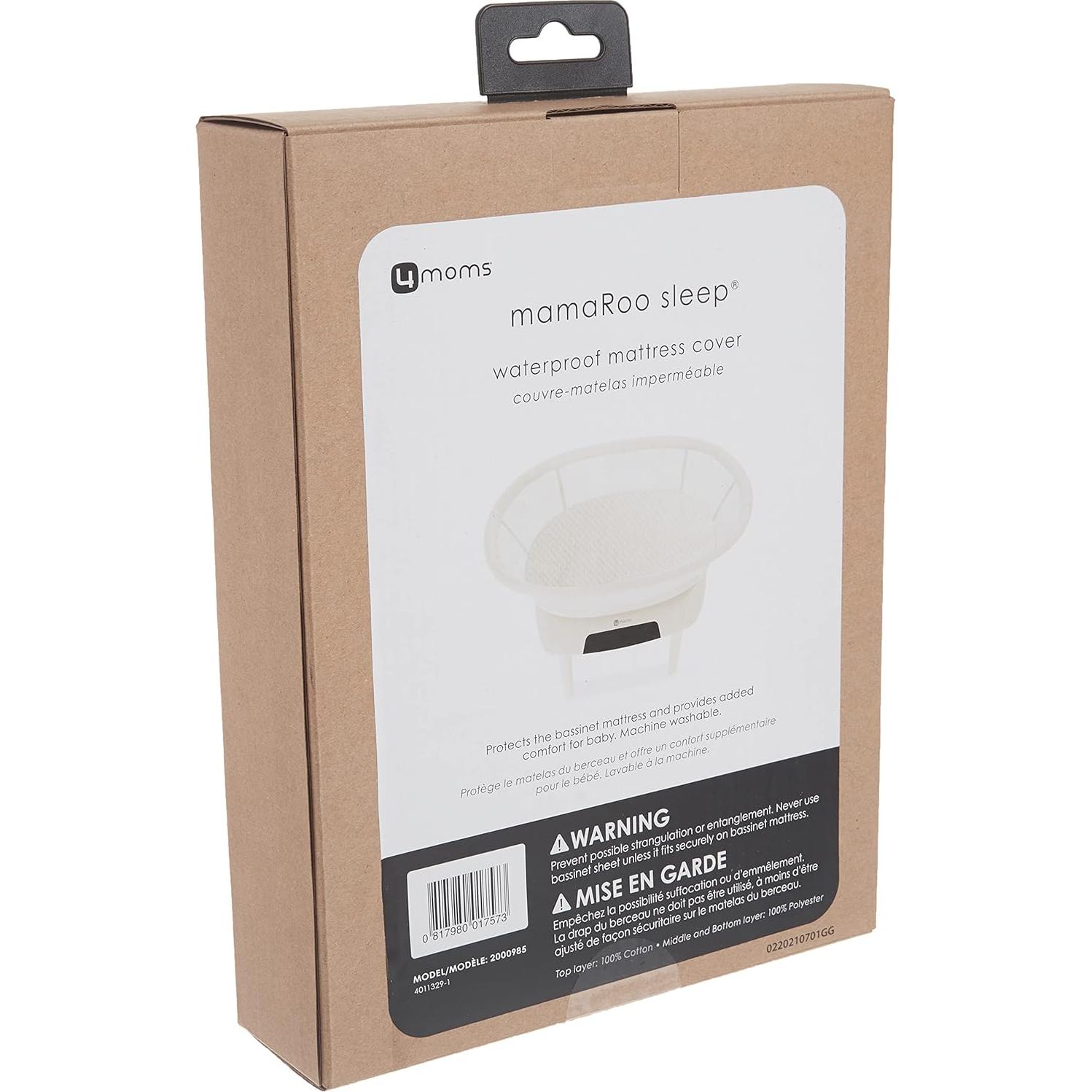 Funda de colchón impermeable 4moms MamaRoo Sleep blanca