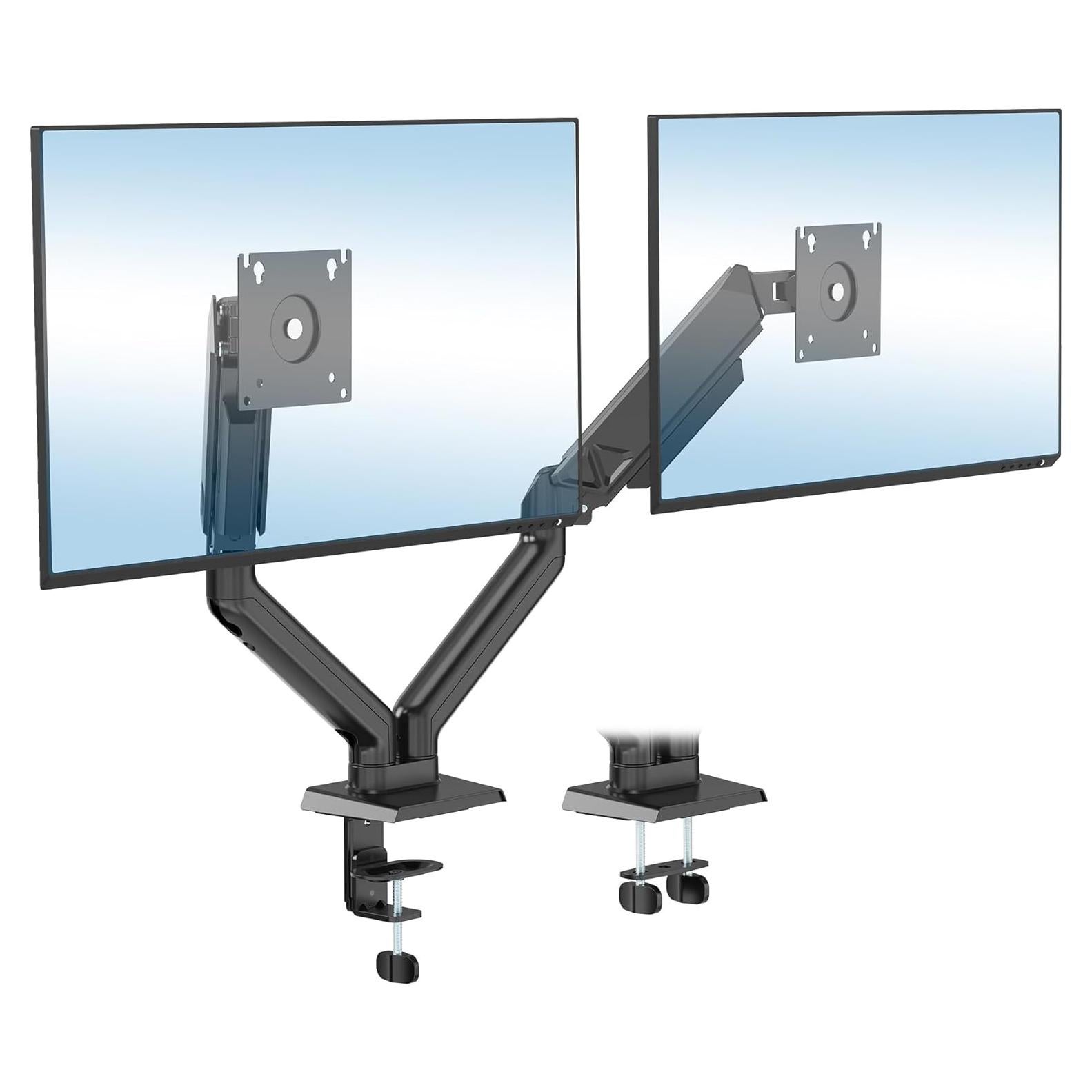 Soporte de Monitor Doble Mount-It! MI-8752BLK 17" a 32" Negro