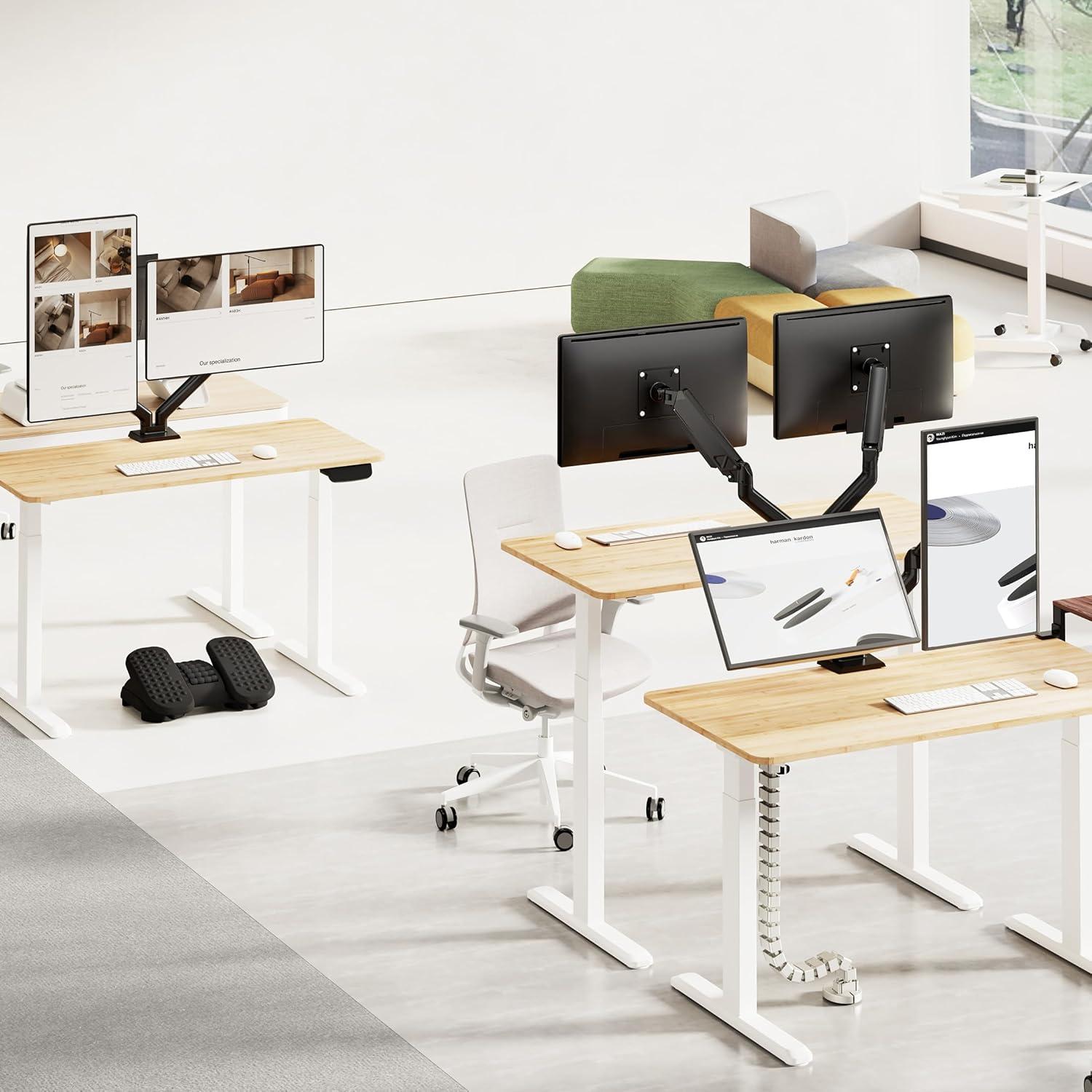 Soporte de Monitor Doble Mount-It! MI-8752BLK 17" a 32" Negro