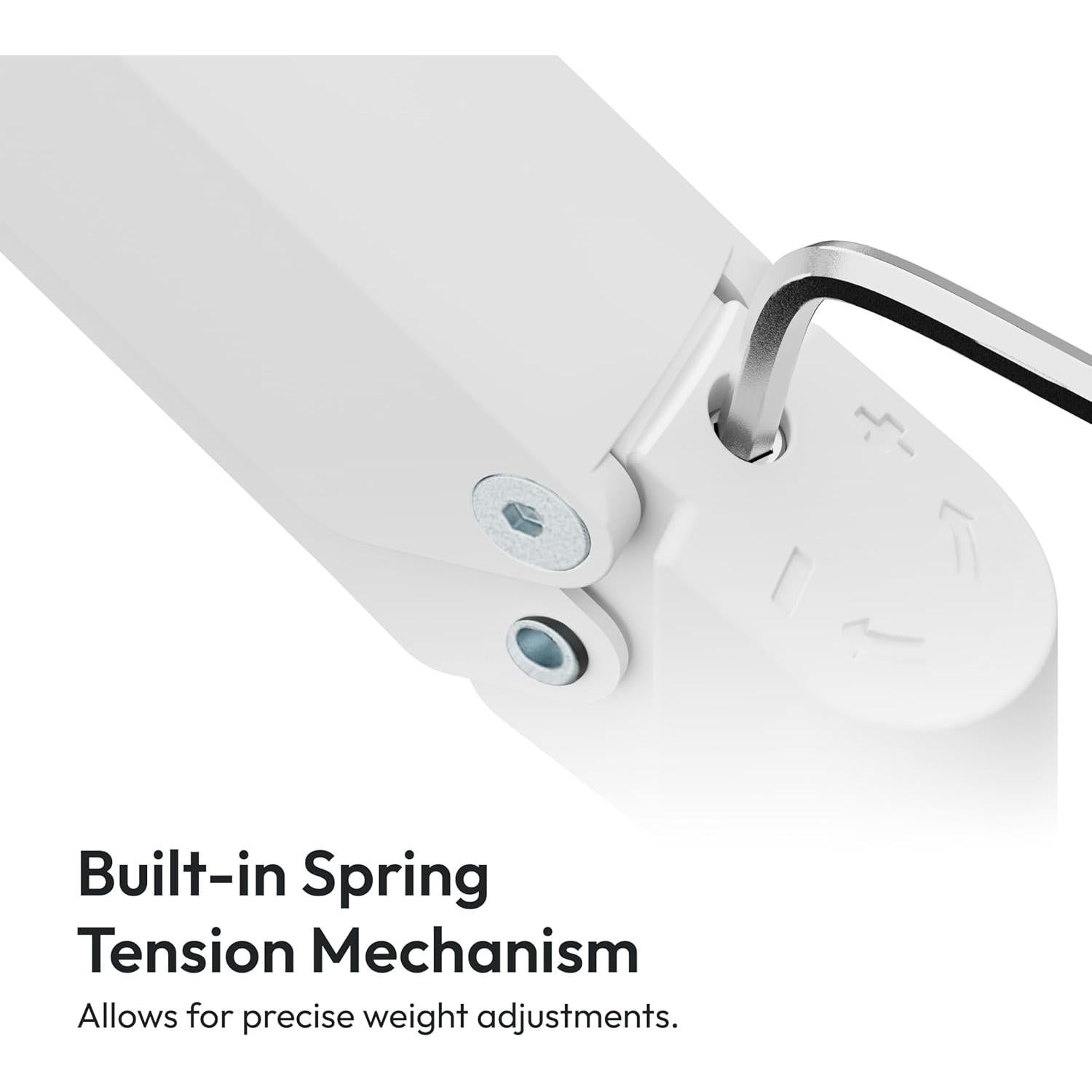 Soporte de brazo para monitor dual Pixio PS1D Wave Blanco - Hasta 32" y 9kg