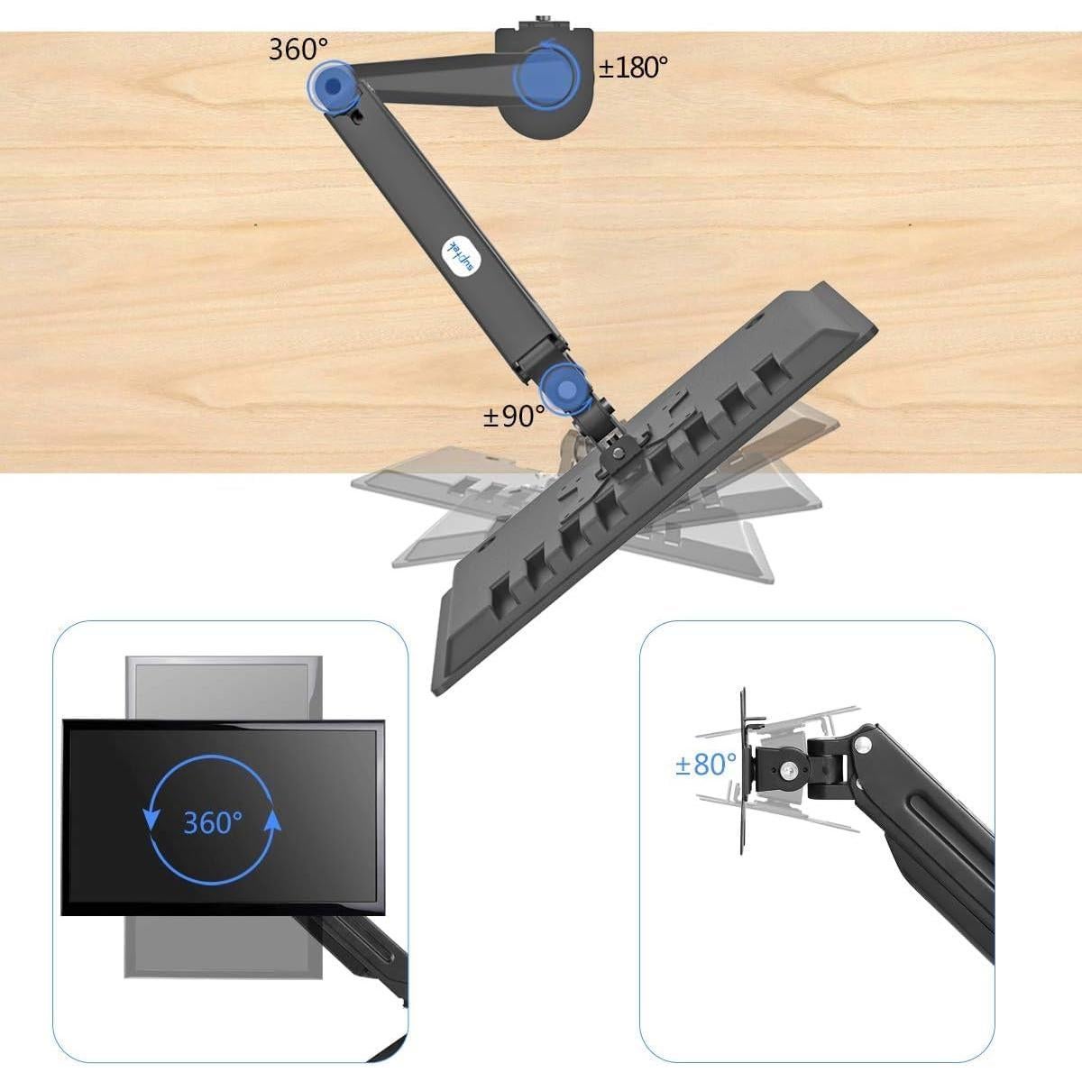 Soporte de Monitor Suptek MD8B-1 Ajustable 17-32" 10 kg